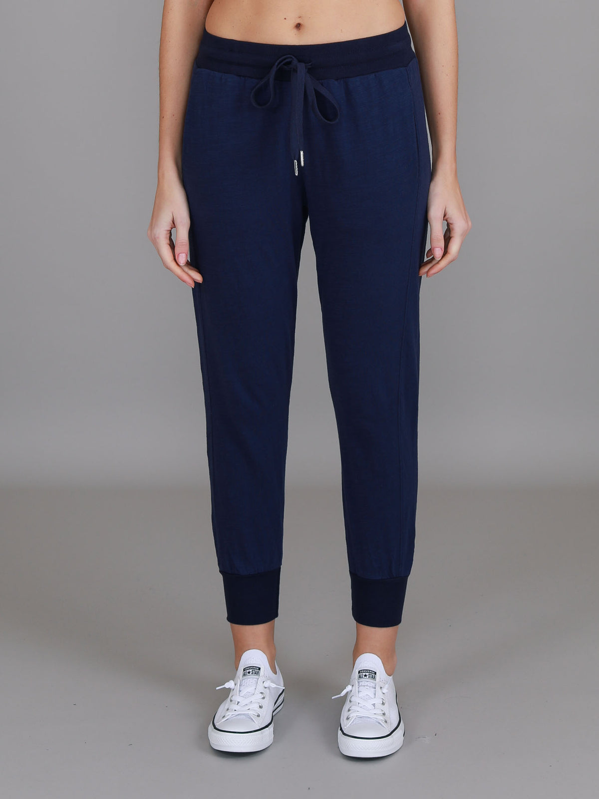 navy blue joggers women's