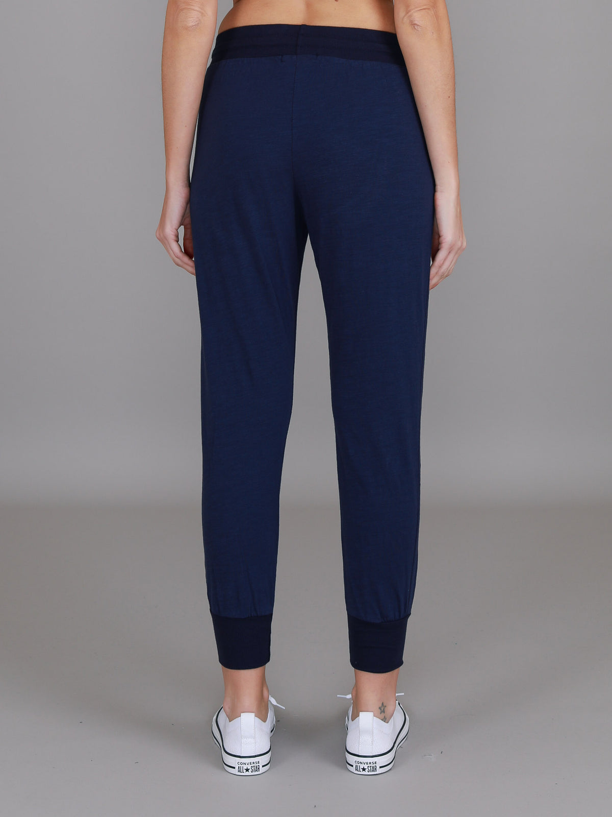 womens navy blue joggers