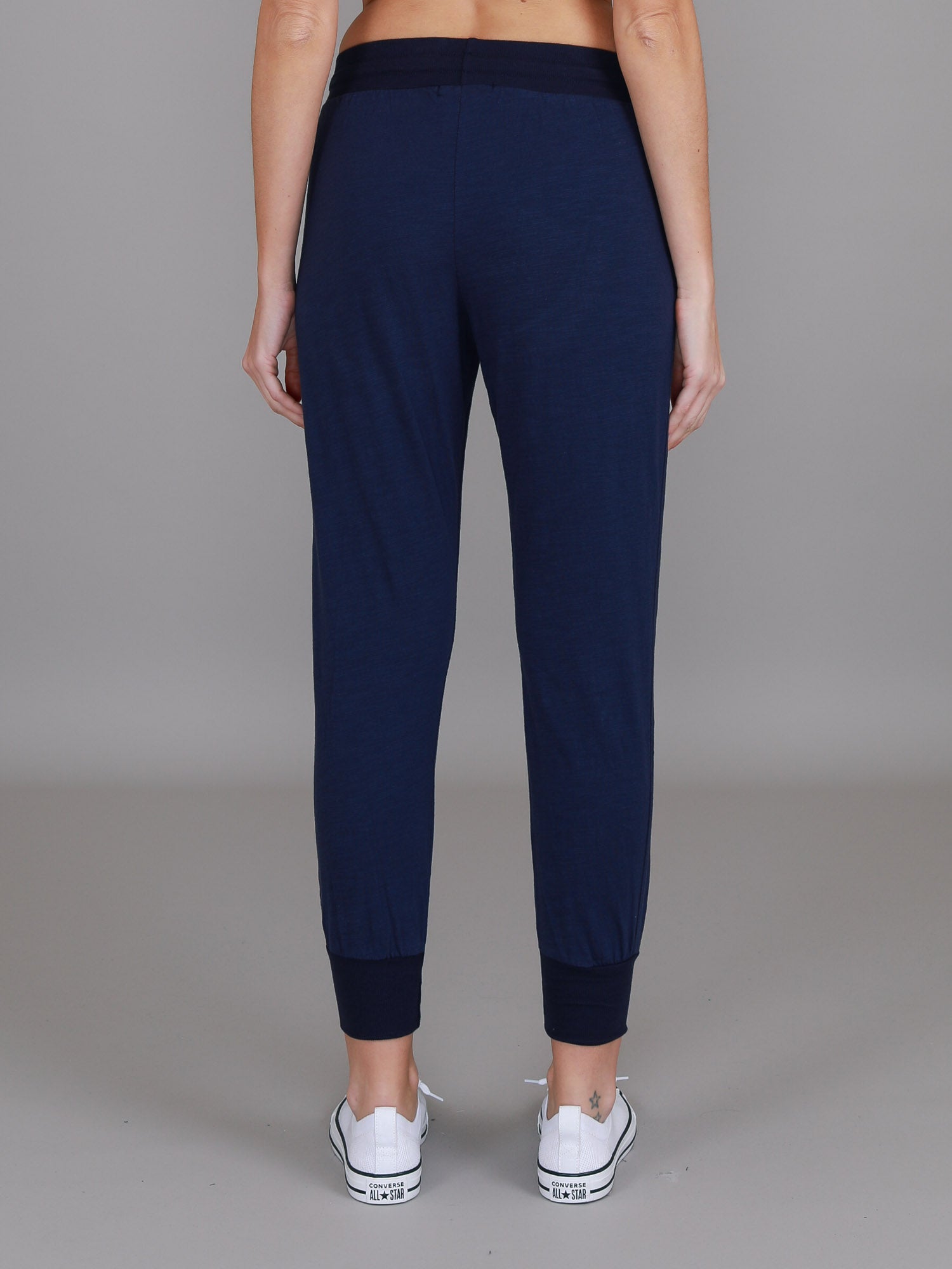 womens navy blue joggers #color_navy