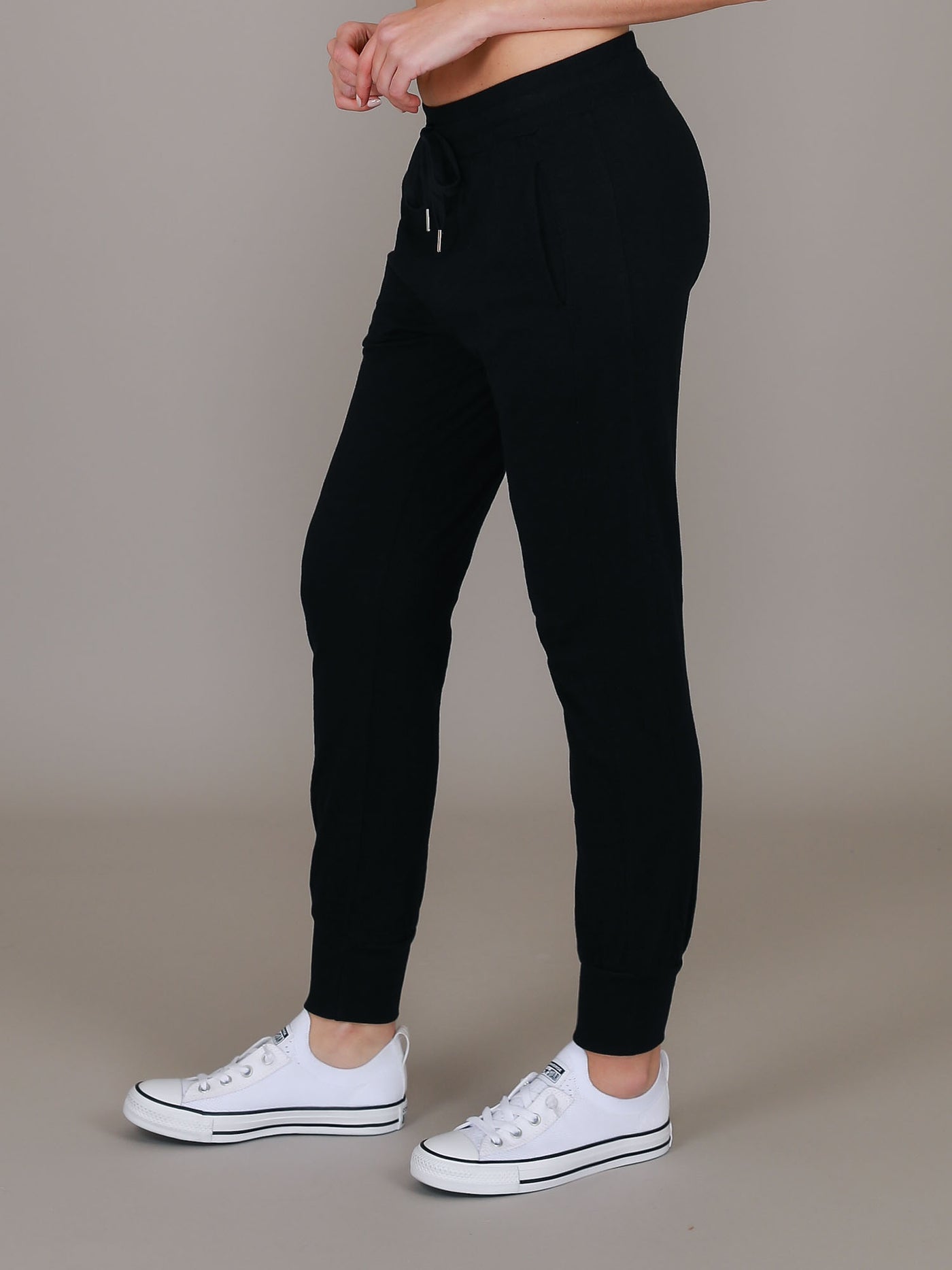 Amber +5cm | Women's Slim Fit Jogger Pants – Cotton Jersey