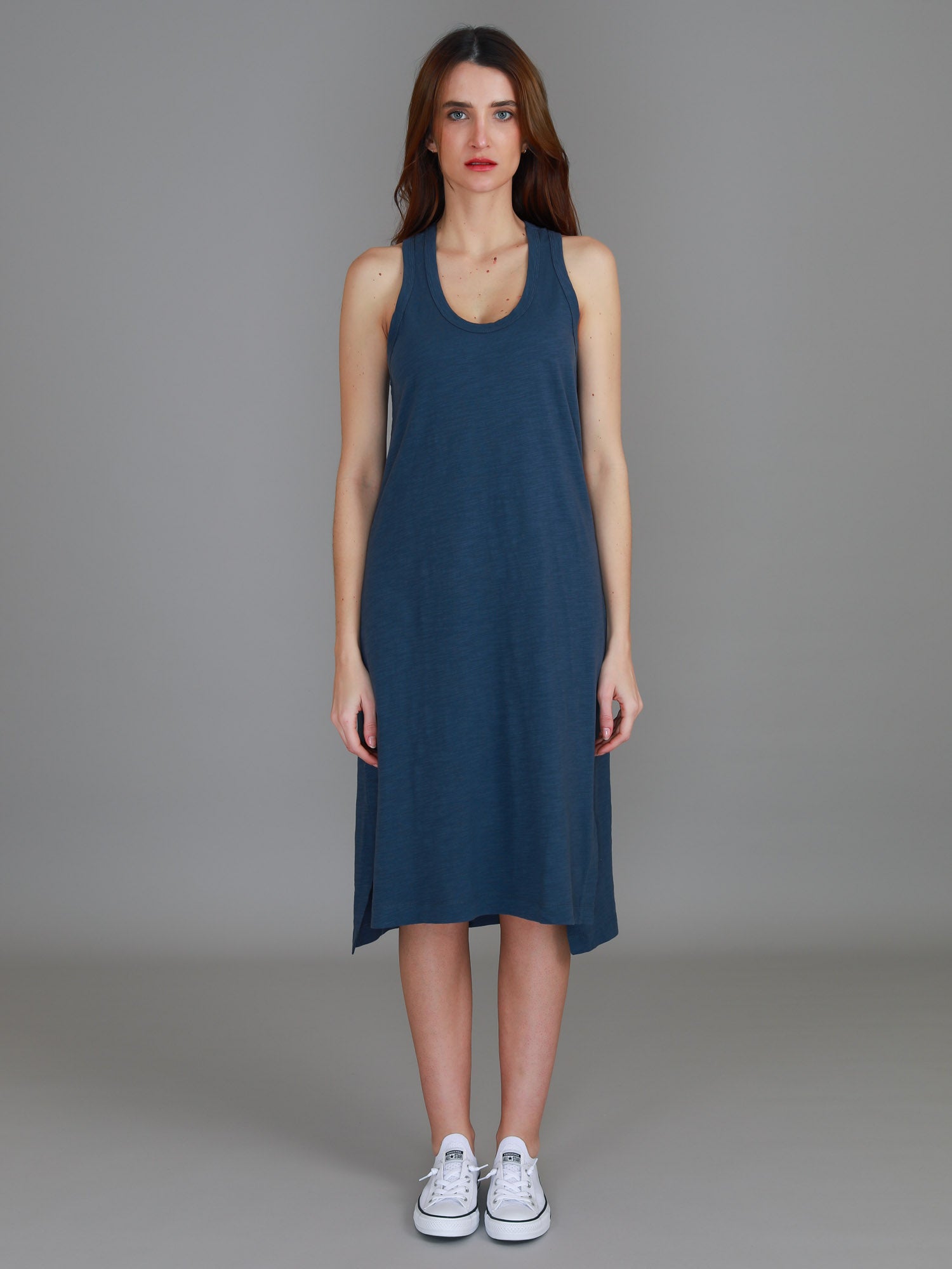 sleeveless dress #color_indigo