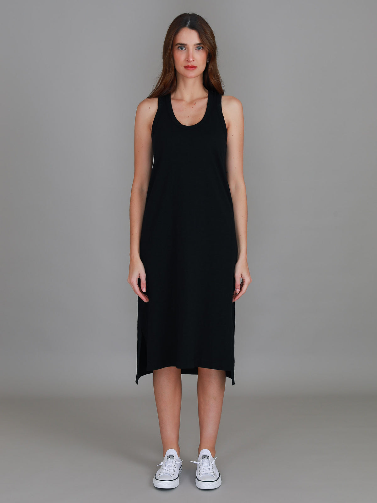 flowy midi dress