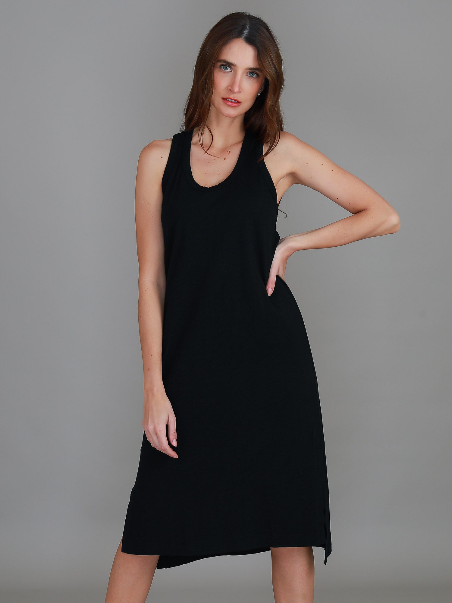 dresses midi #color_black