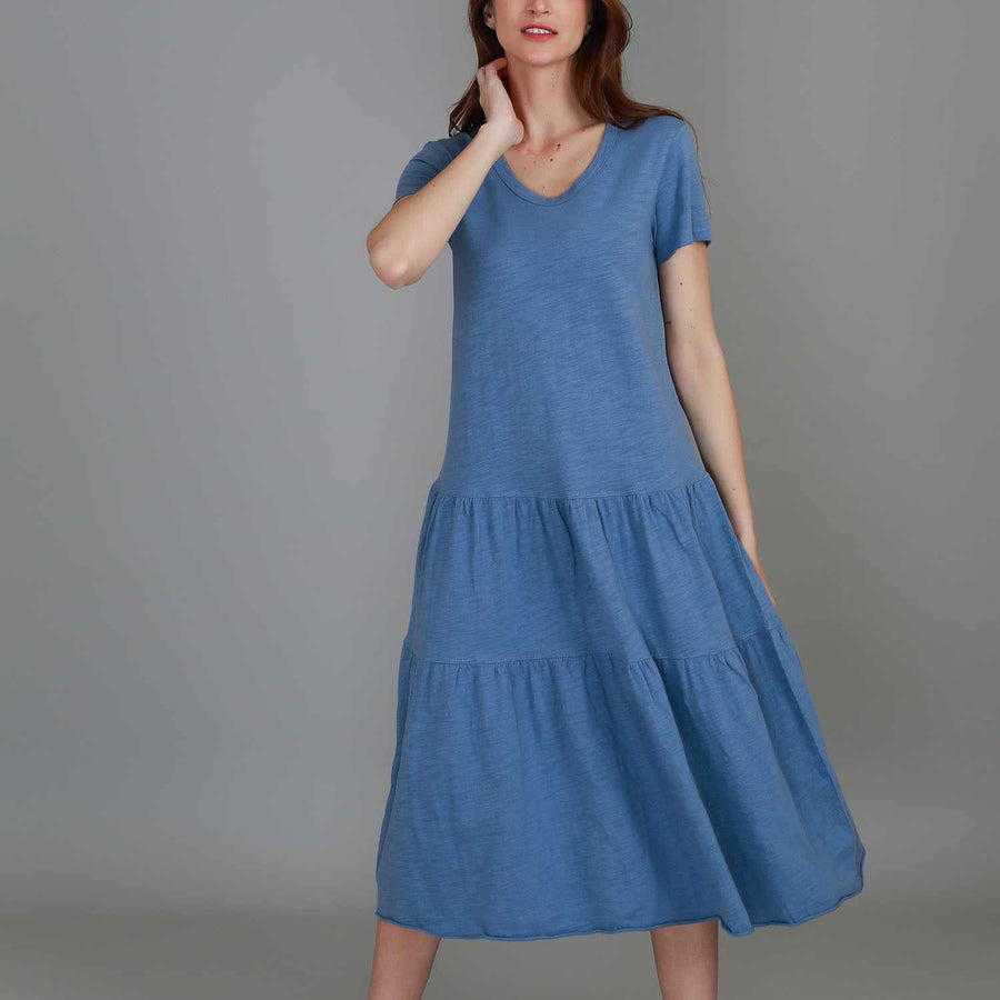 Hazel Tiered Midi Dress size guide