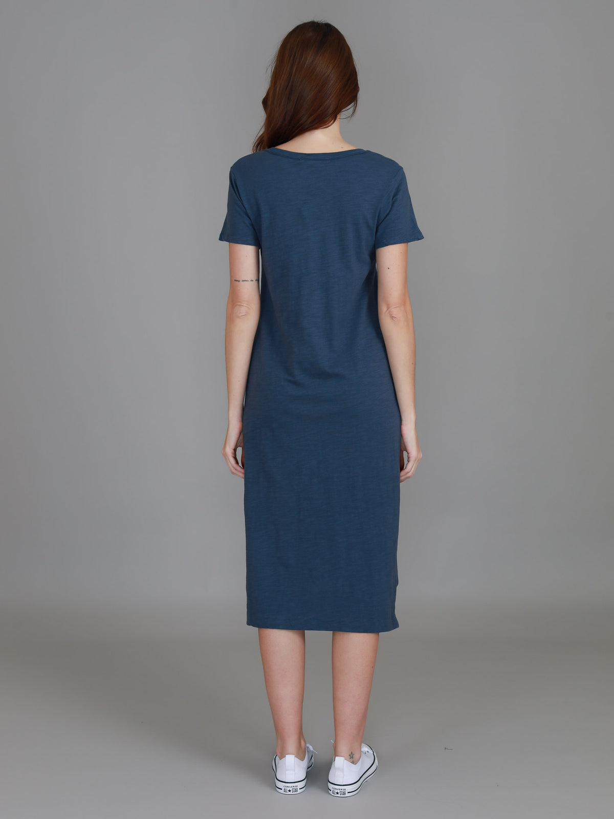 v-neck dress