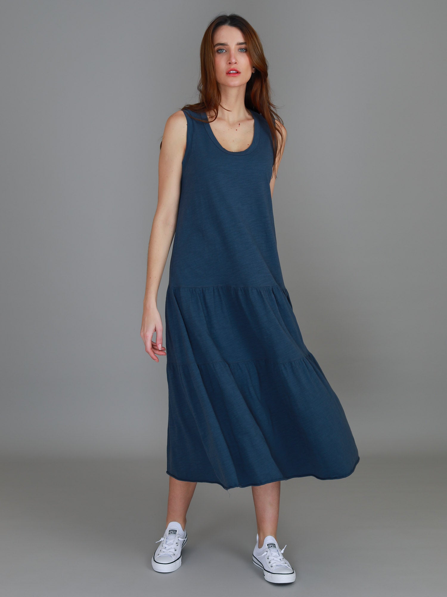 sleeveless summer dresses #color_indigo