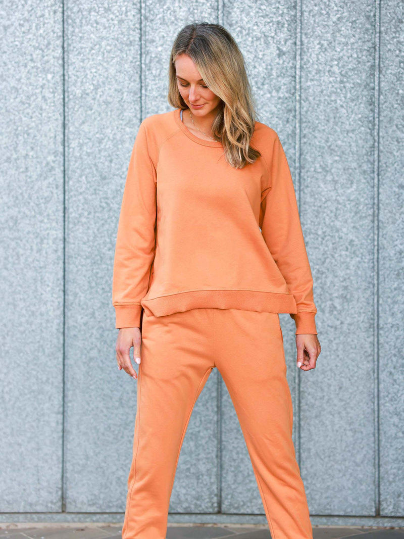 Orange Sweatshirt #color_apricot crush