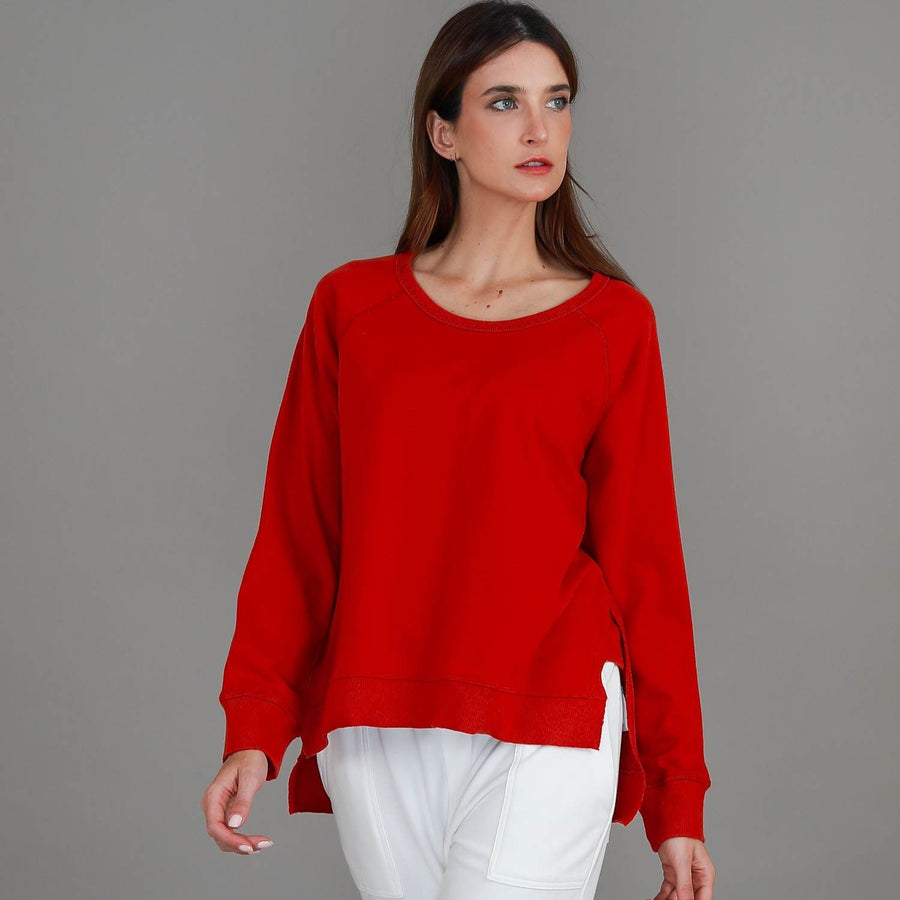 Berri Raglan Crew Neck Sweatshirt size guide