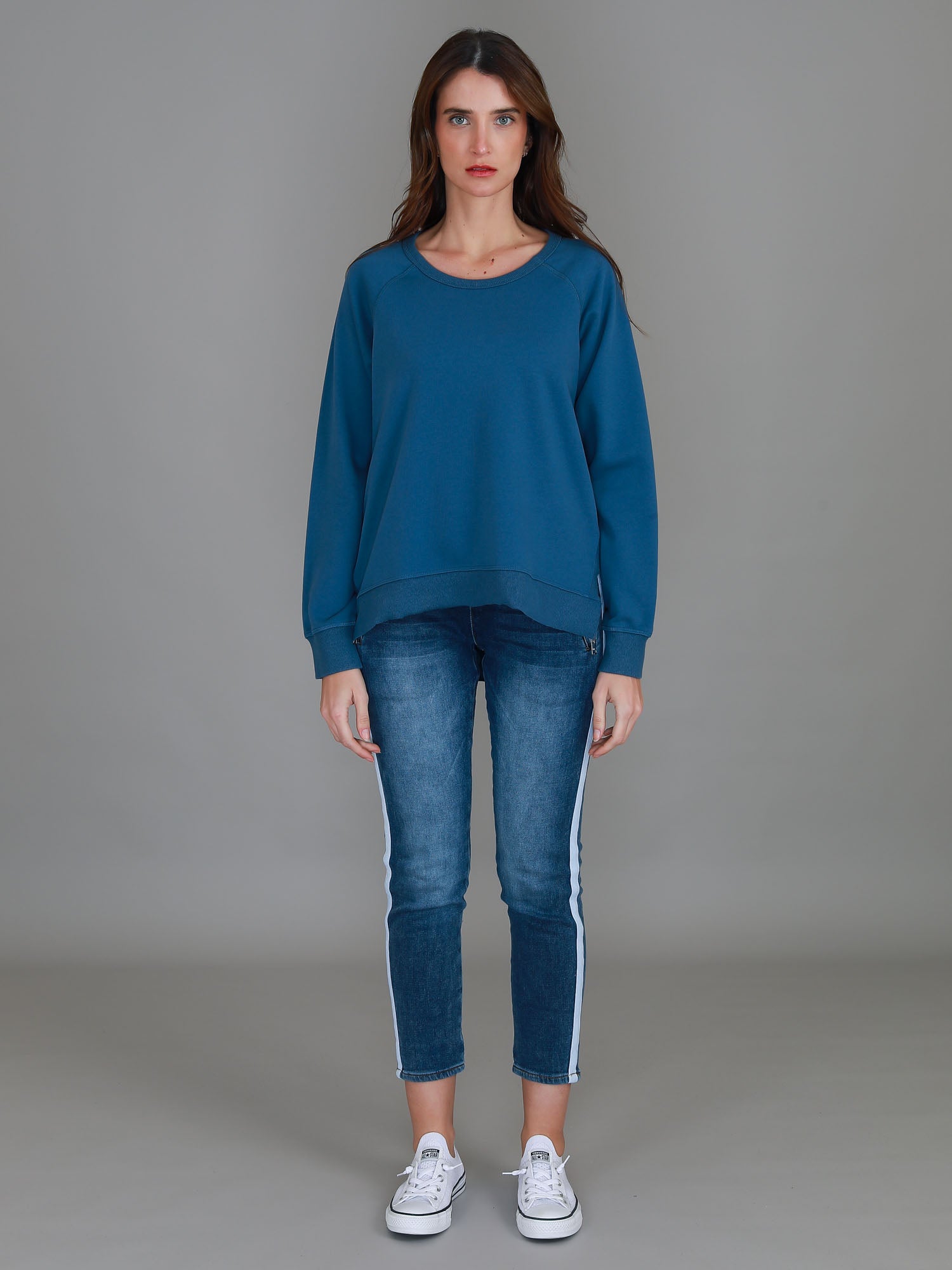 blue tops womens #color_midnight