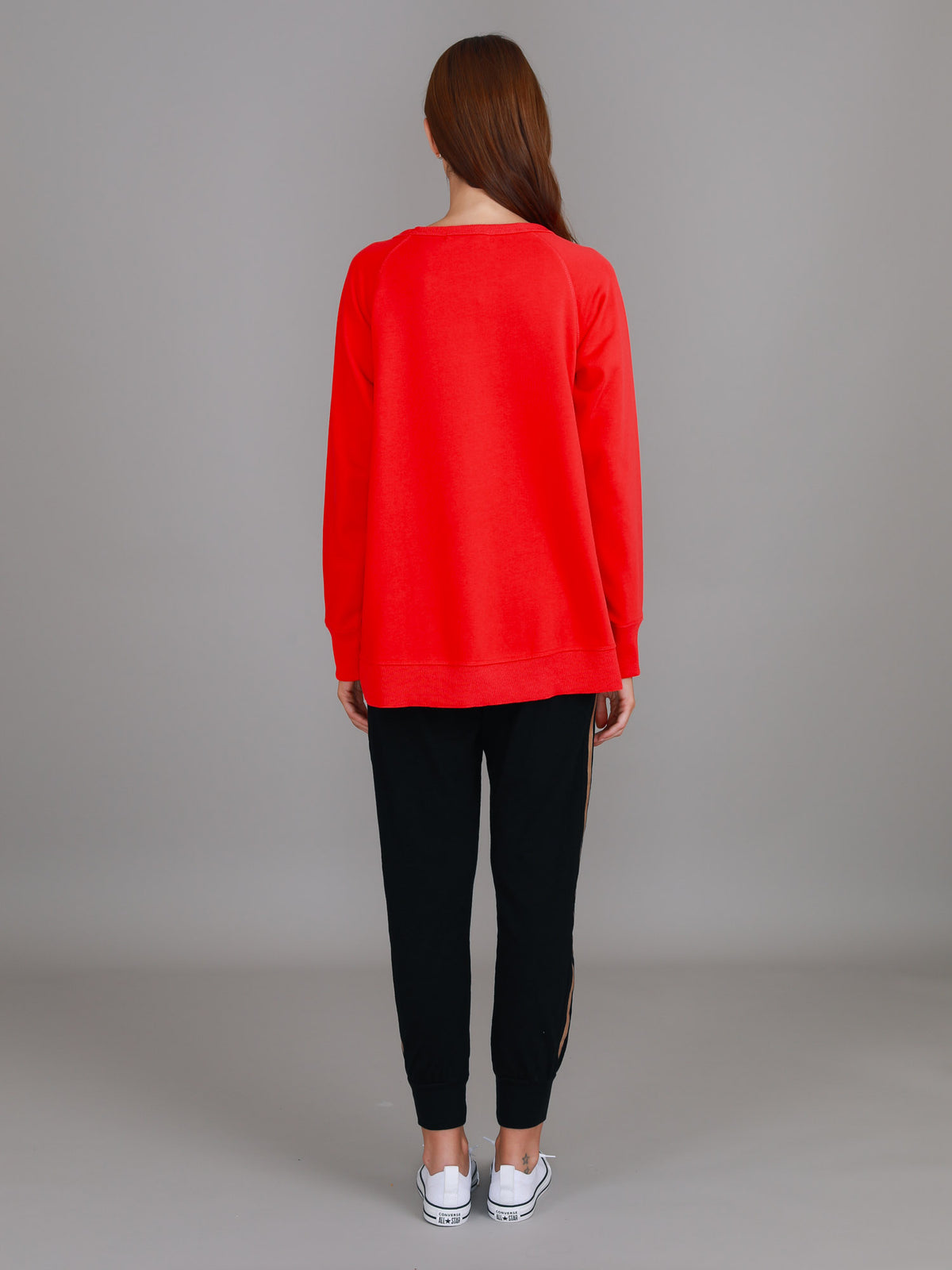 dark red jumper