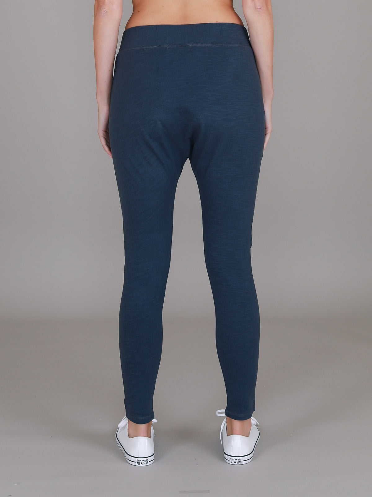 indigo jersey joggers