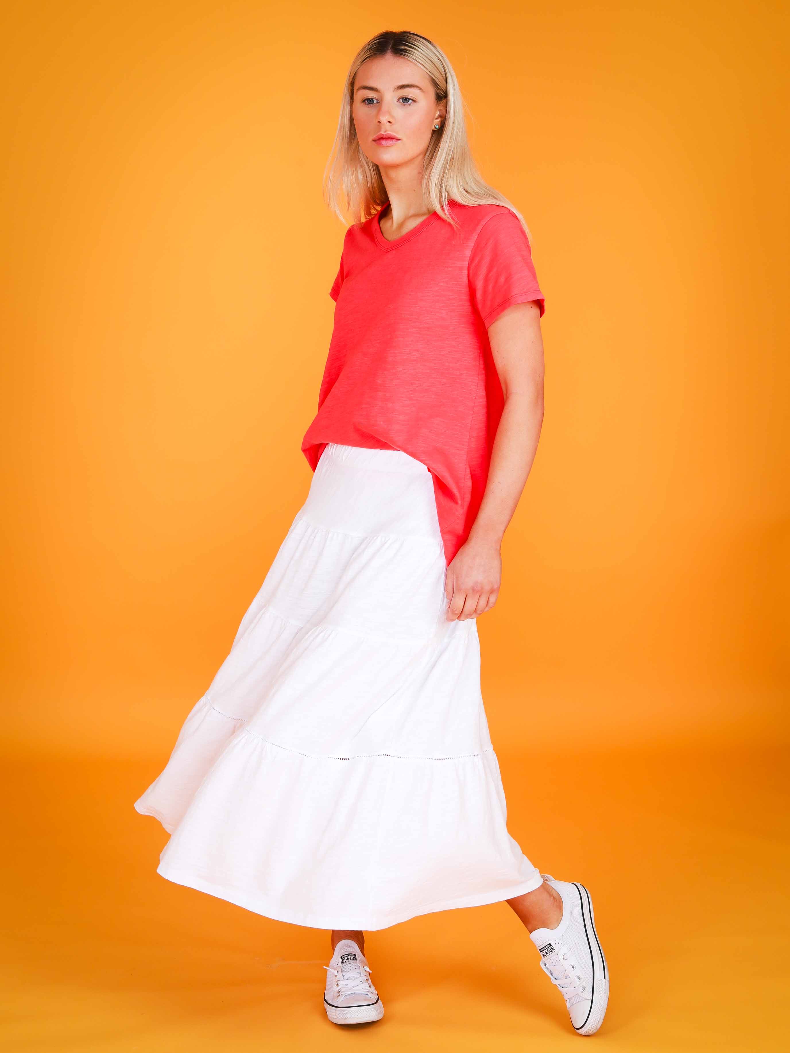 White maxi skirt perth Clearance