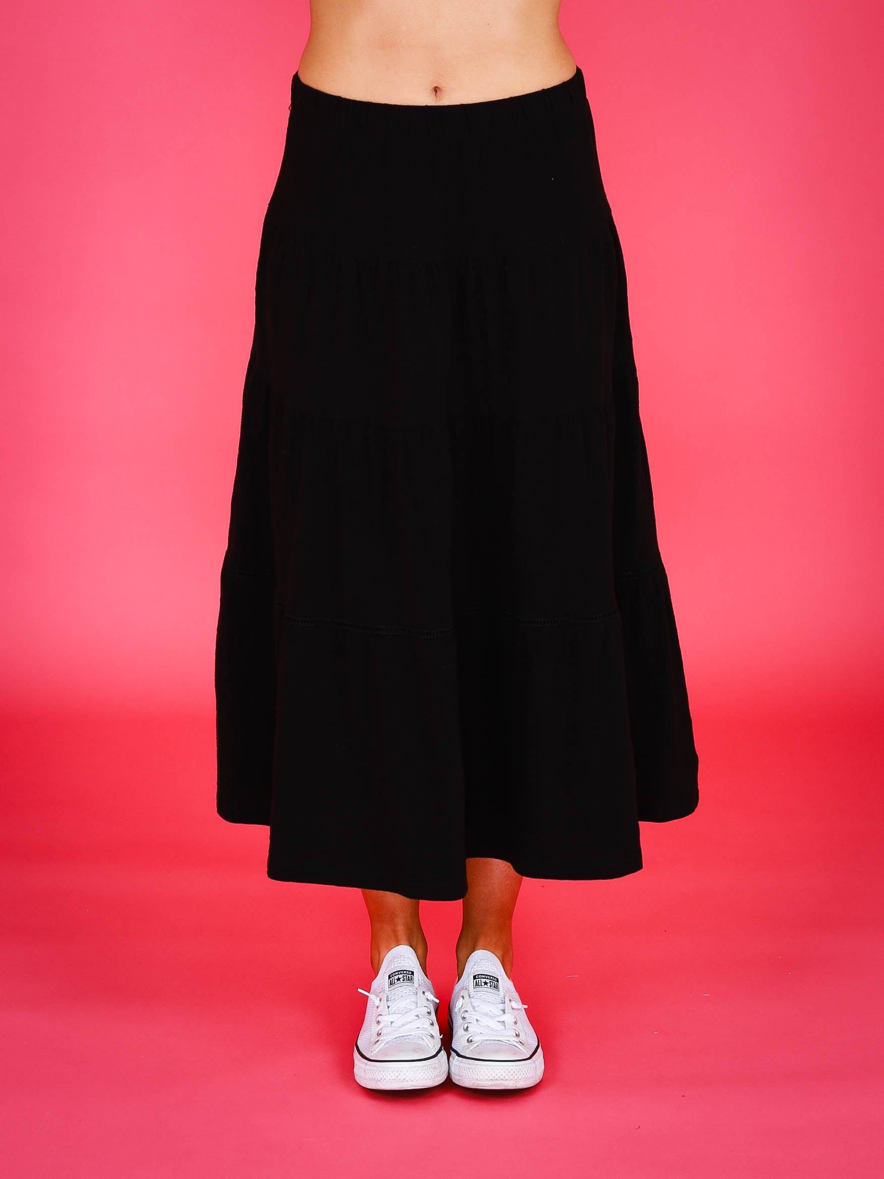 full length black skirt #color_black