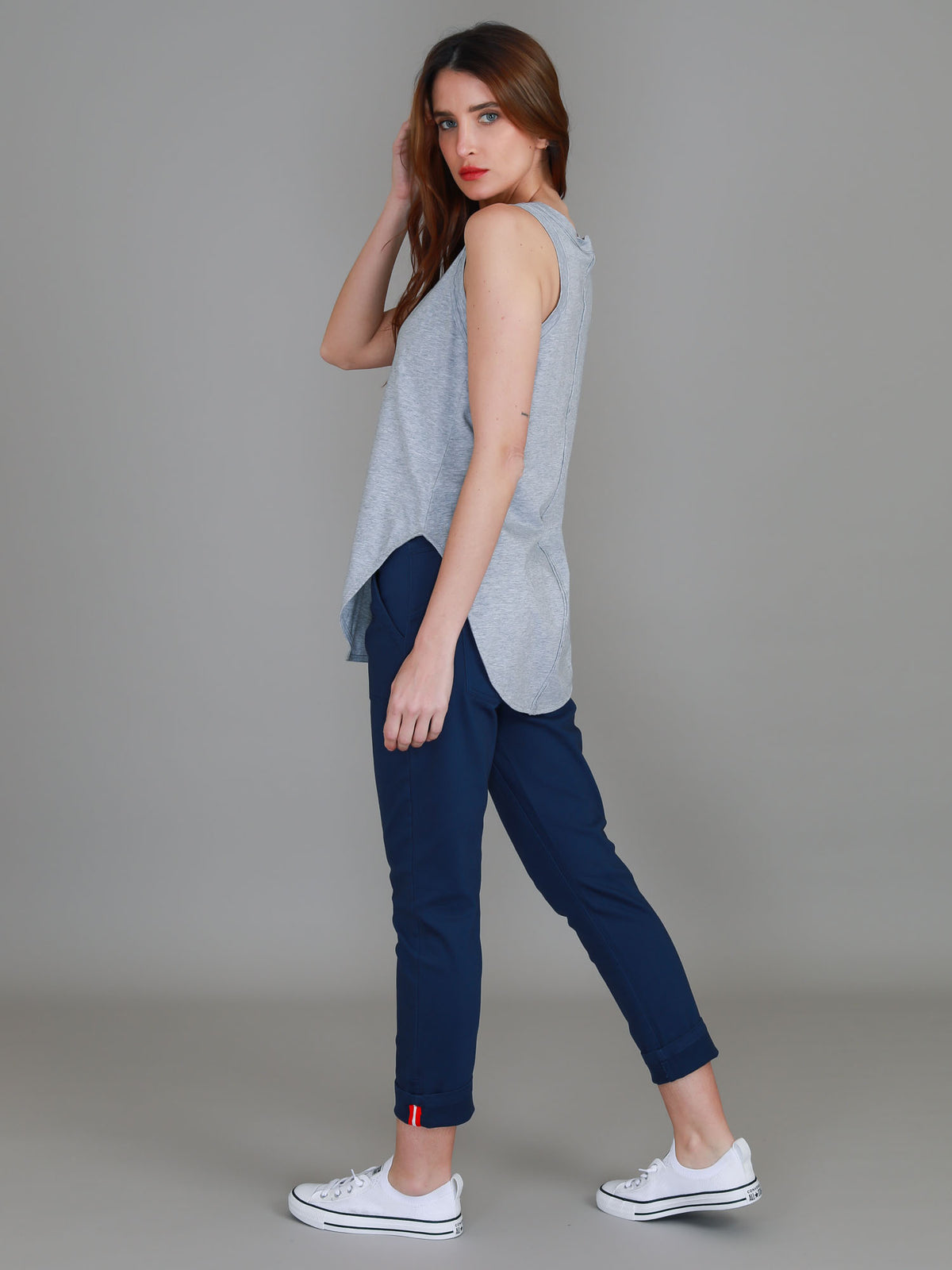 grey marle singlet