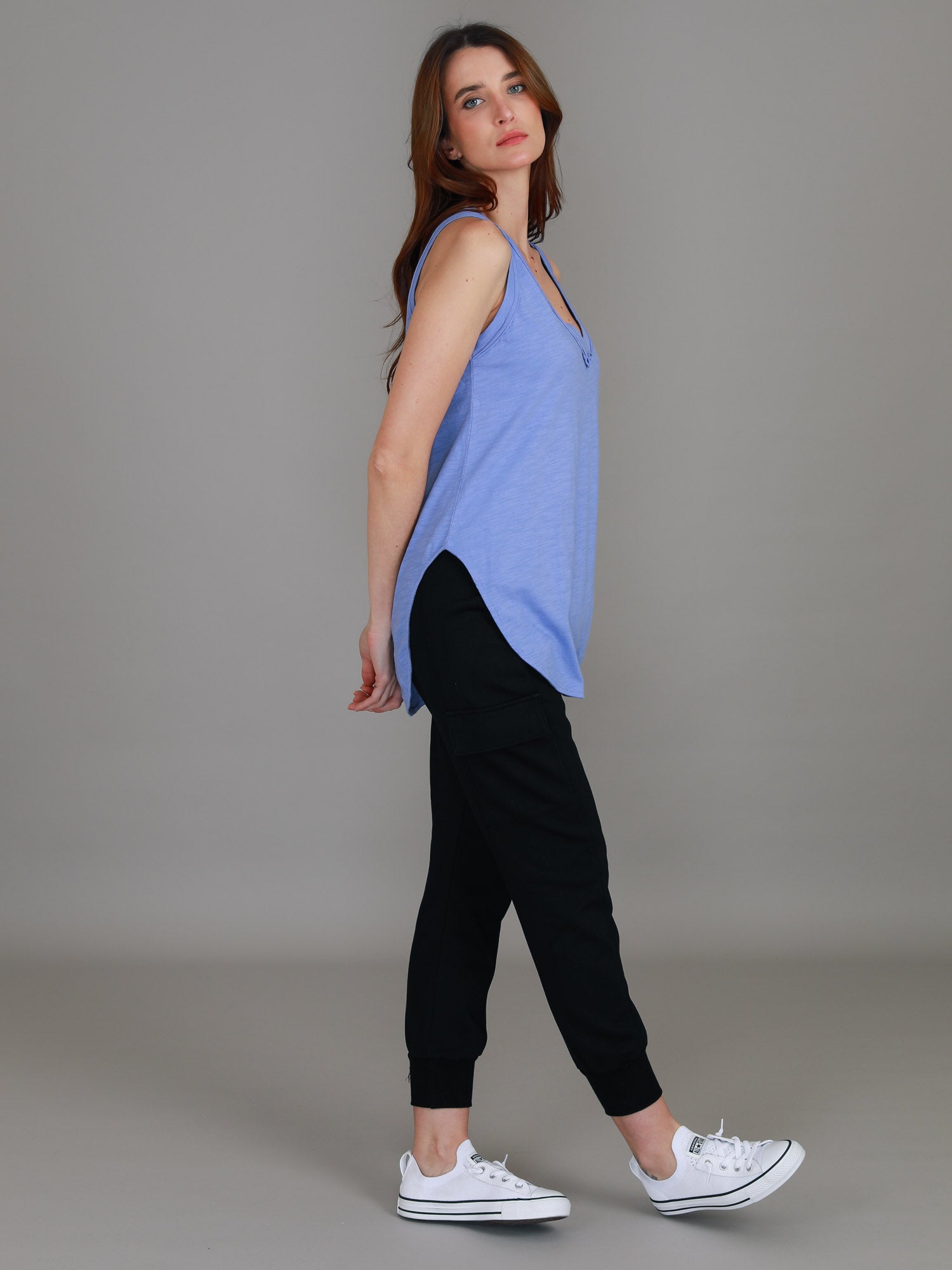 purple top womens #color_spanish violet