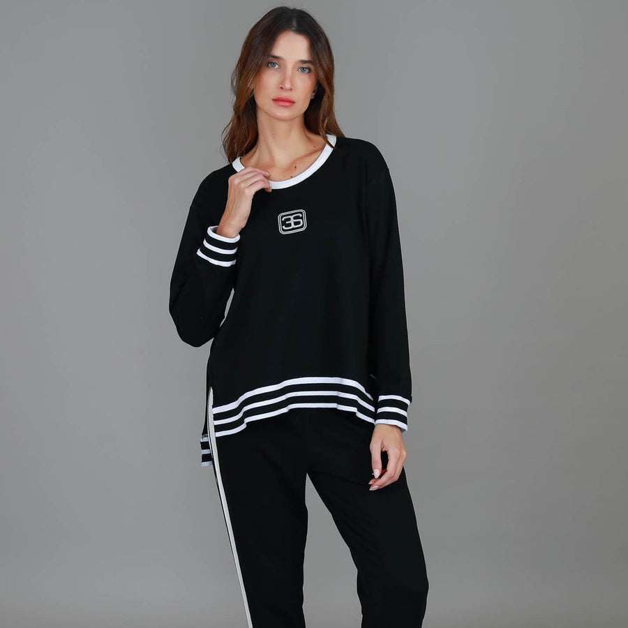 Orchards 3S Rib Sweatshirt size guide