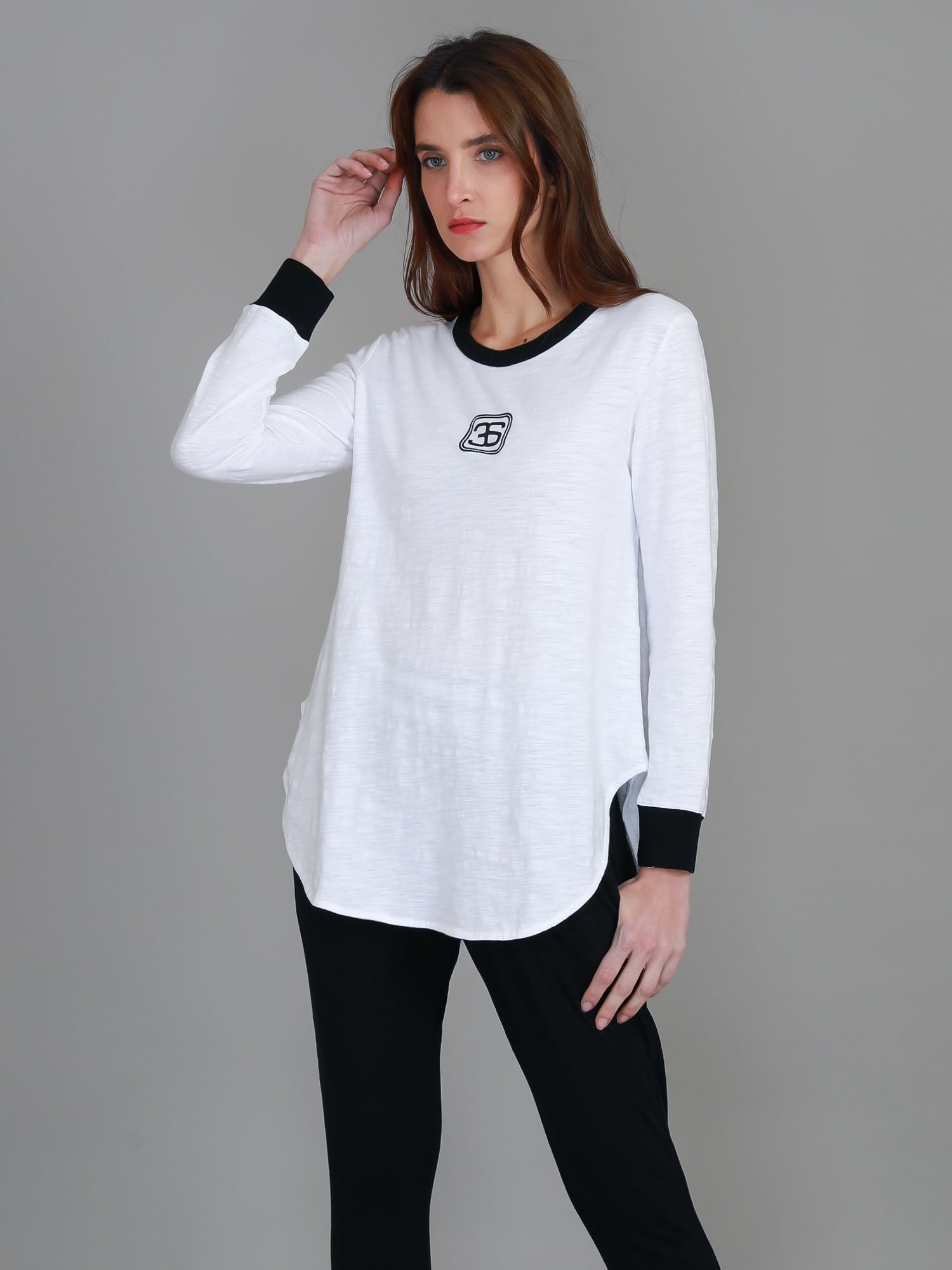 long sleeve cotton tops #color_white