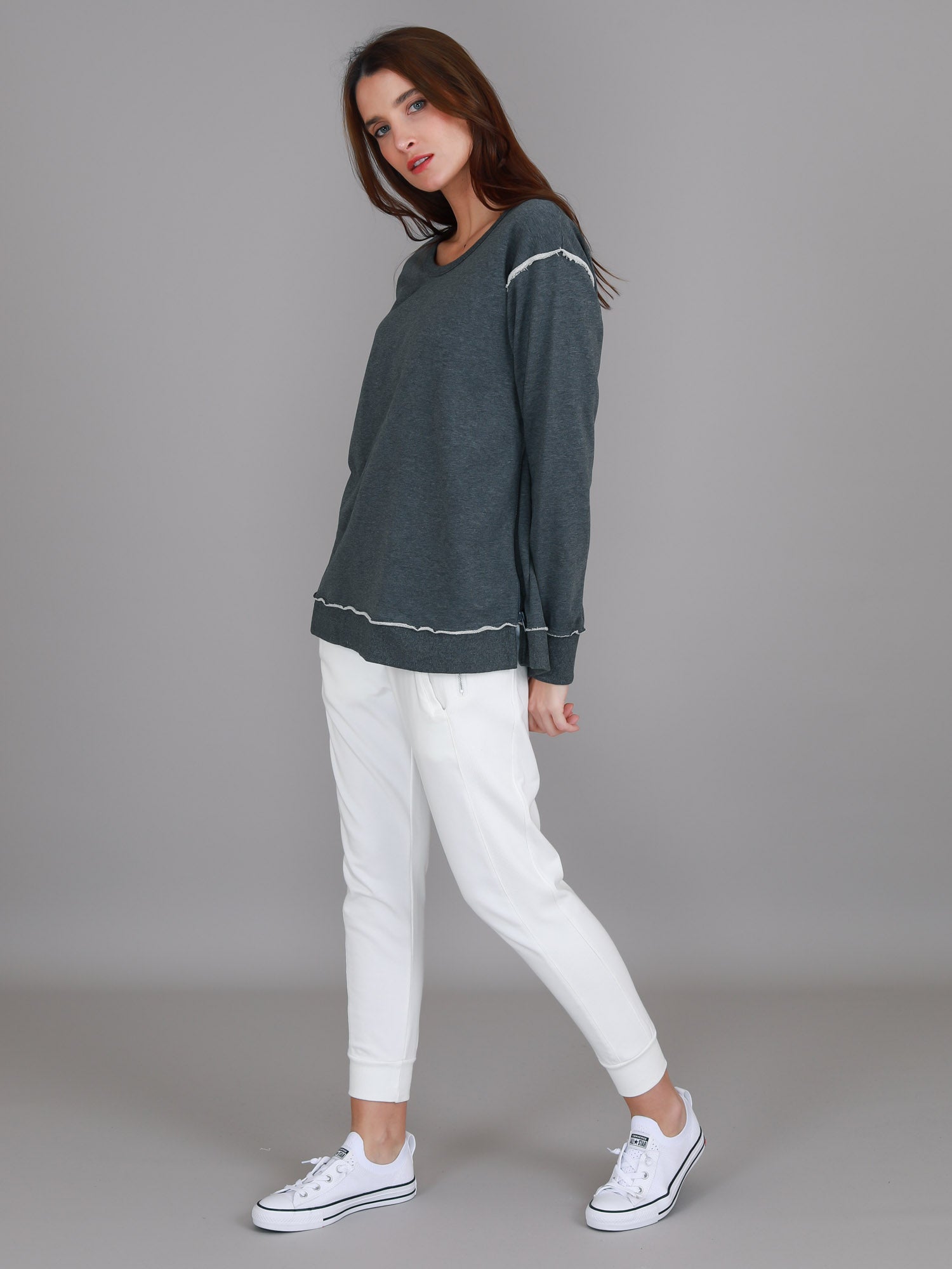 womens grey sweatshirt #color_ash marle