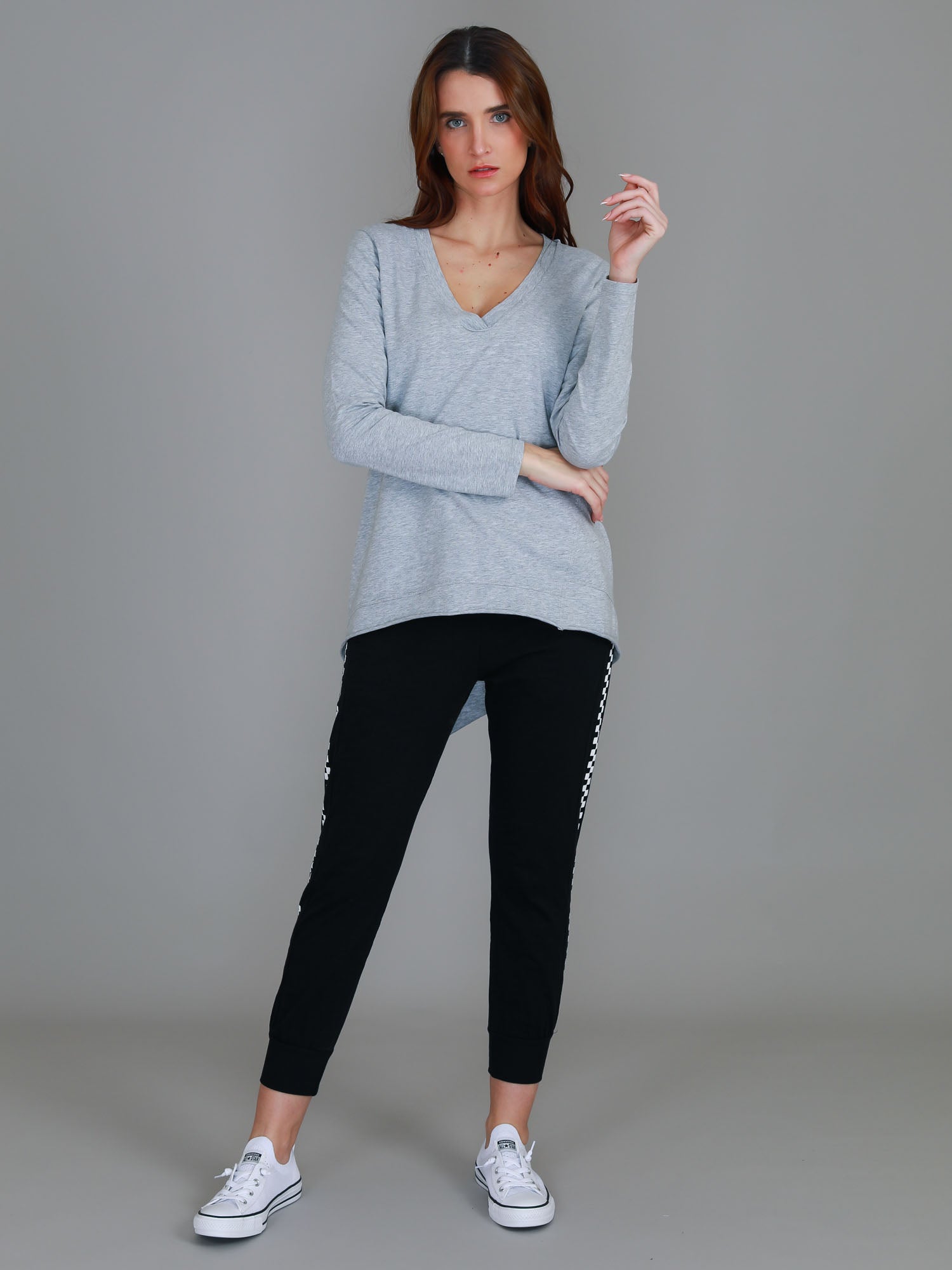 long sleeve basics #color_grey marle