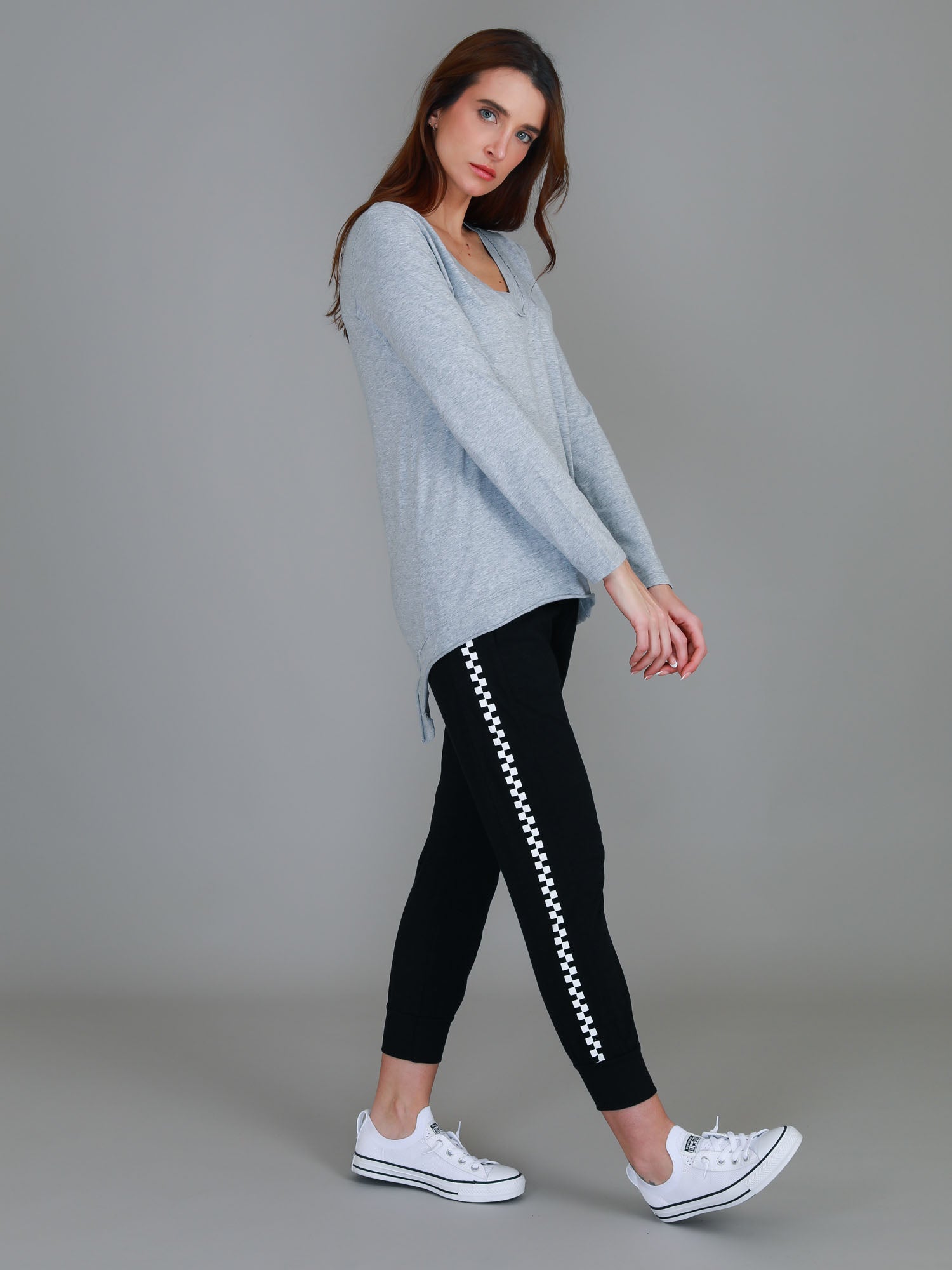 white top long sleeve #color_grey marle