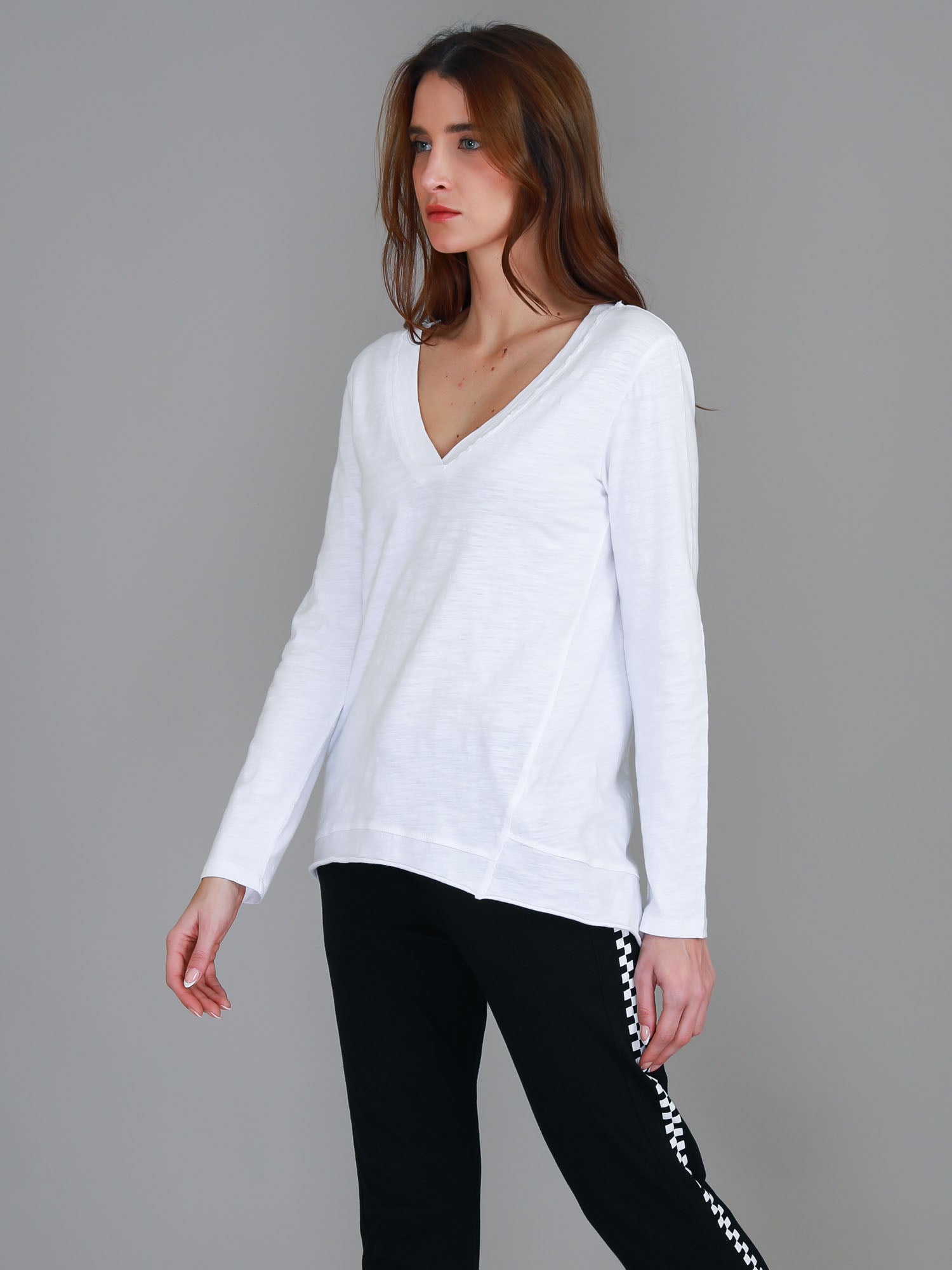 women long sleeve tops #color_white