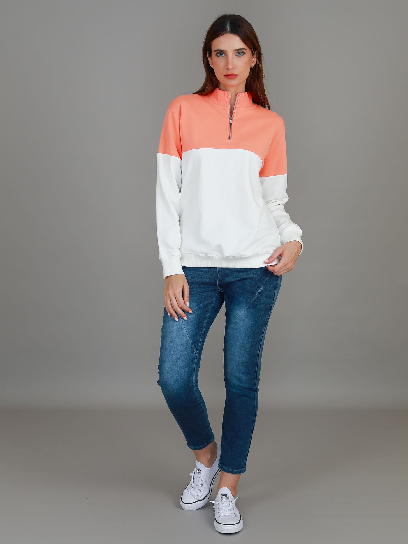 Sophie Half Zip Sweatshirt (Sale)