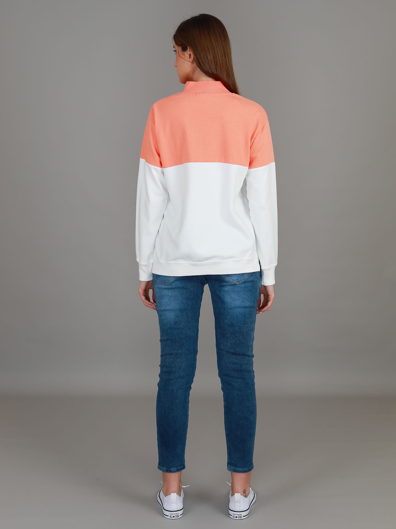 orange sweatshirt womens #color_tangerine