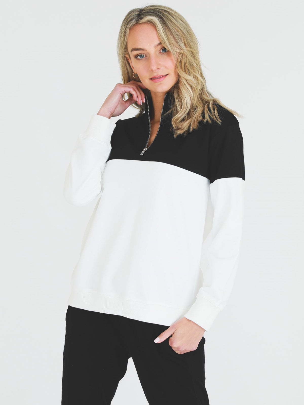Sophie Half Zip Sweatshirt (Sale)