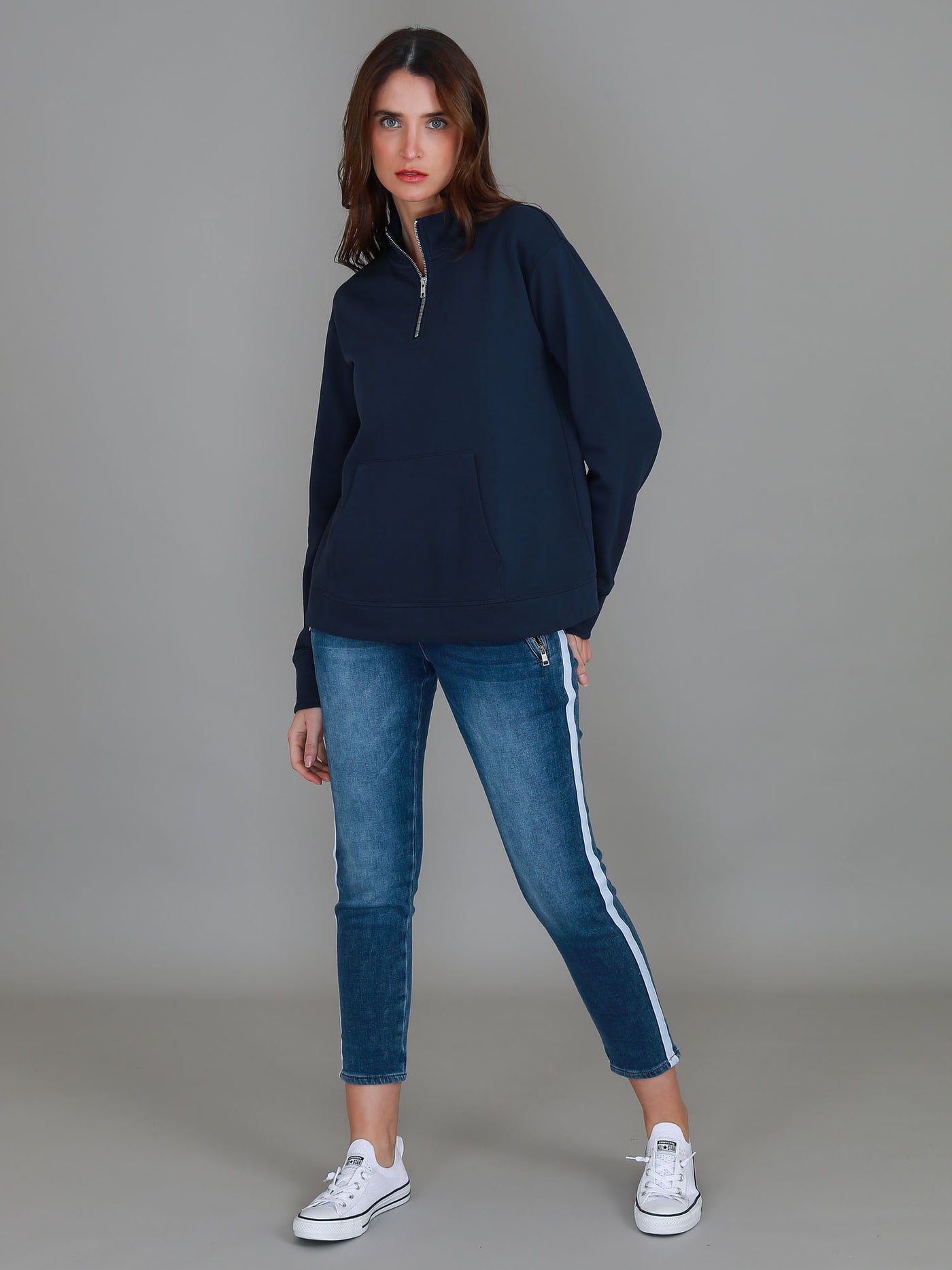 Gianna Half Zip Sweatshirt