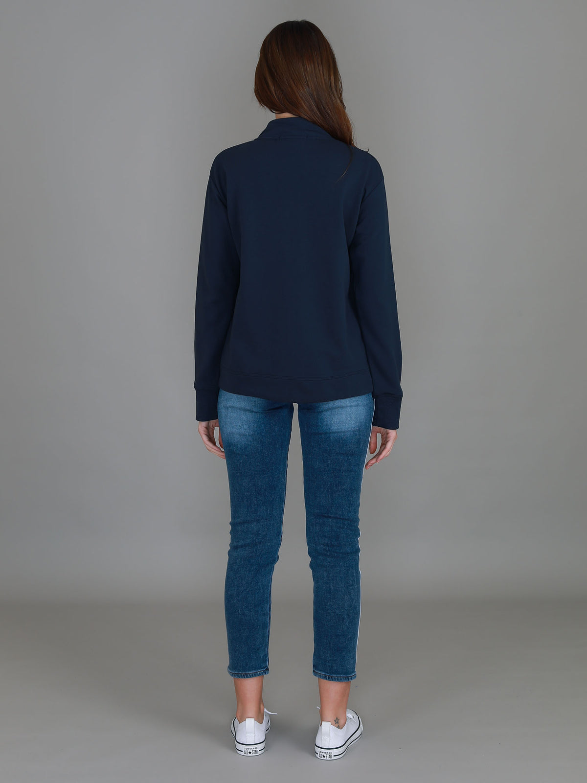 ink half zip jumper