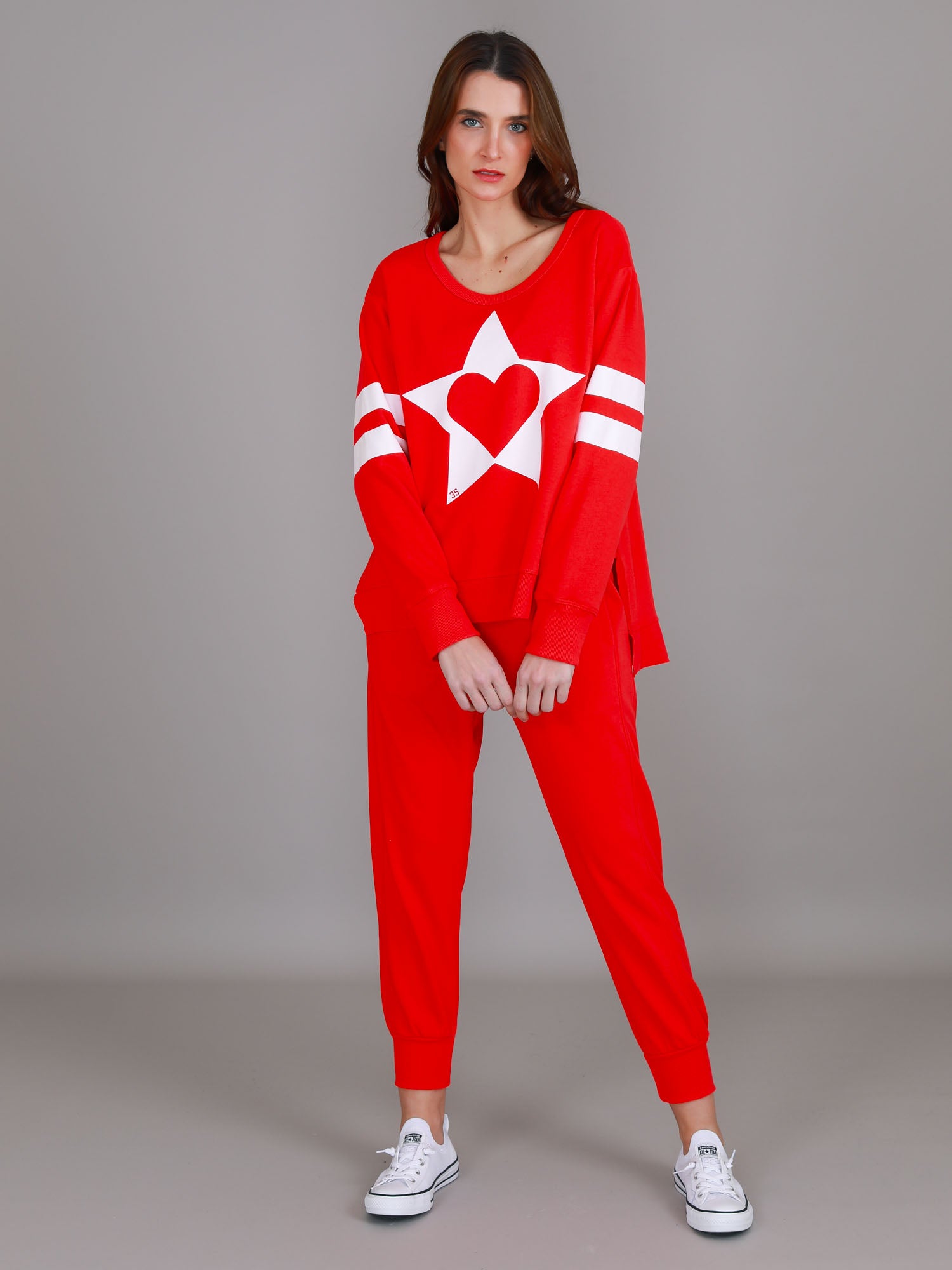 red sweatshirt womens #color_cherry