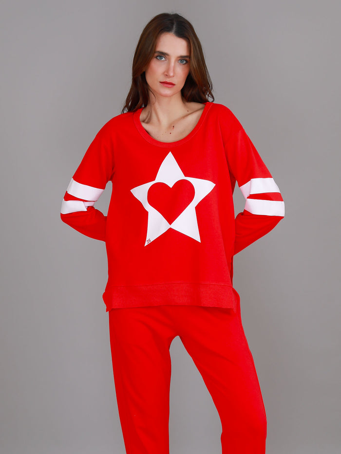 Sunny Star Heart Sweatshirt