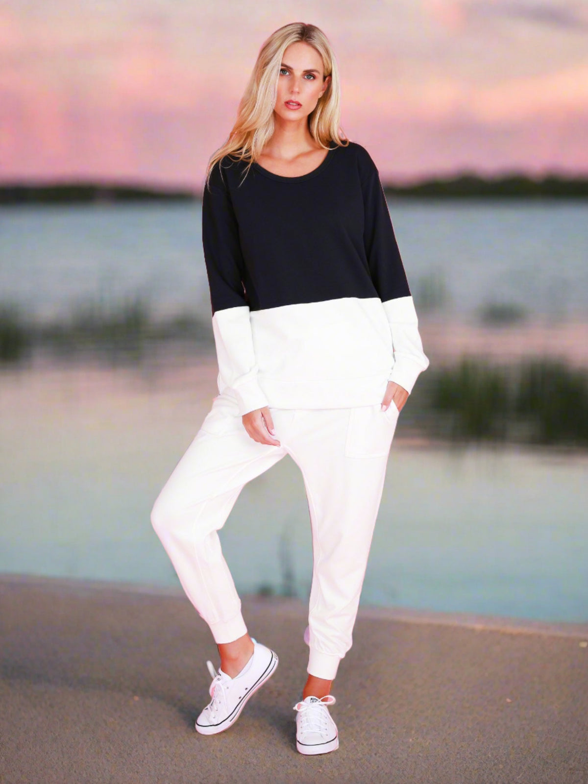 Hailey Splice Sweatshirt