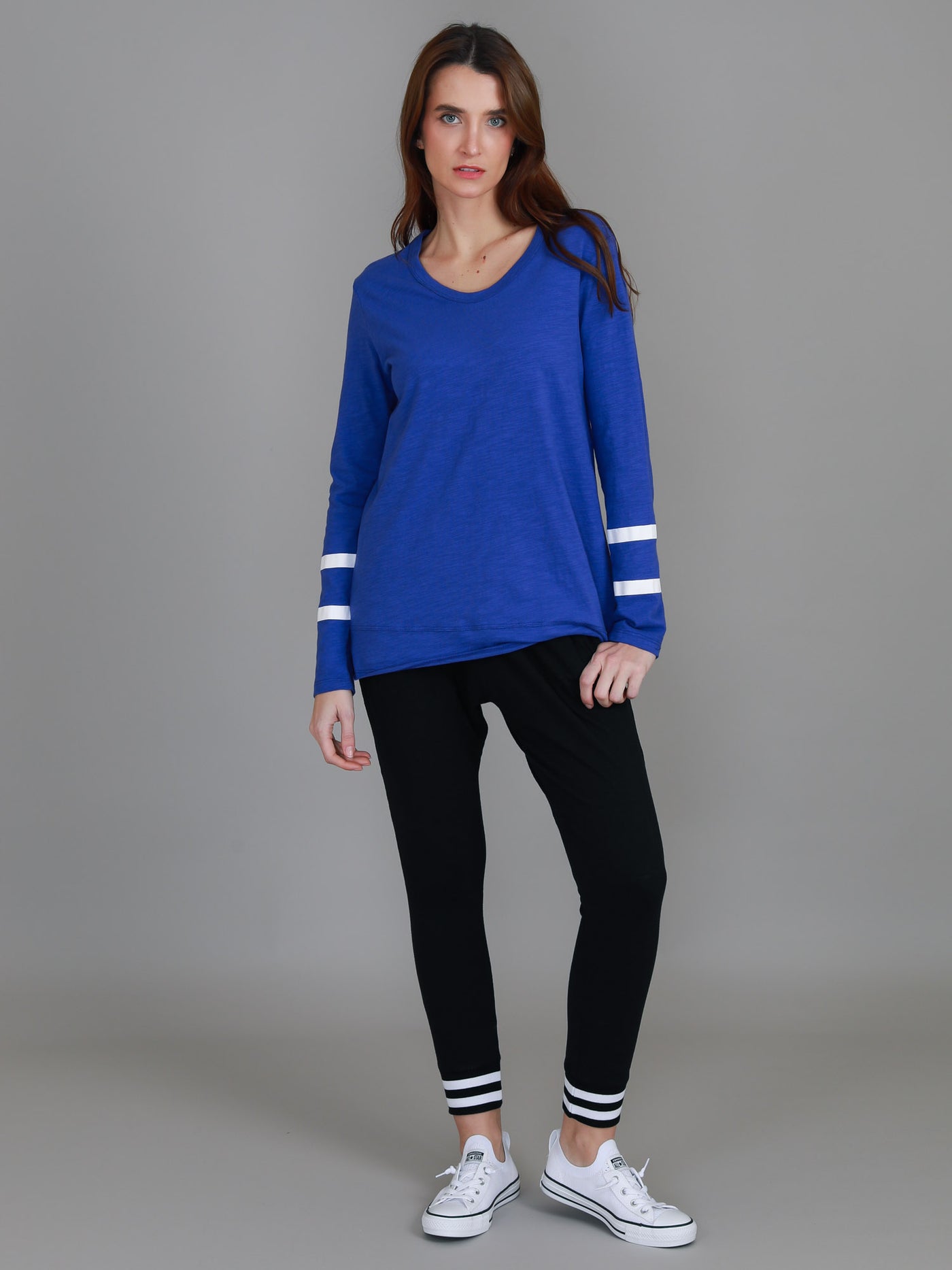 Tarwin Twin Stripe T Shirt