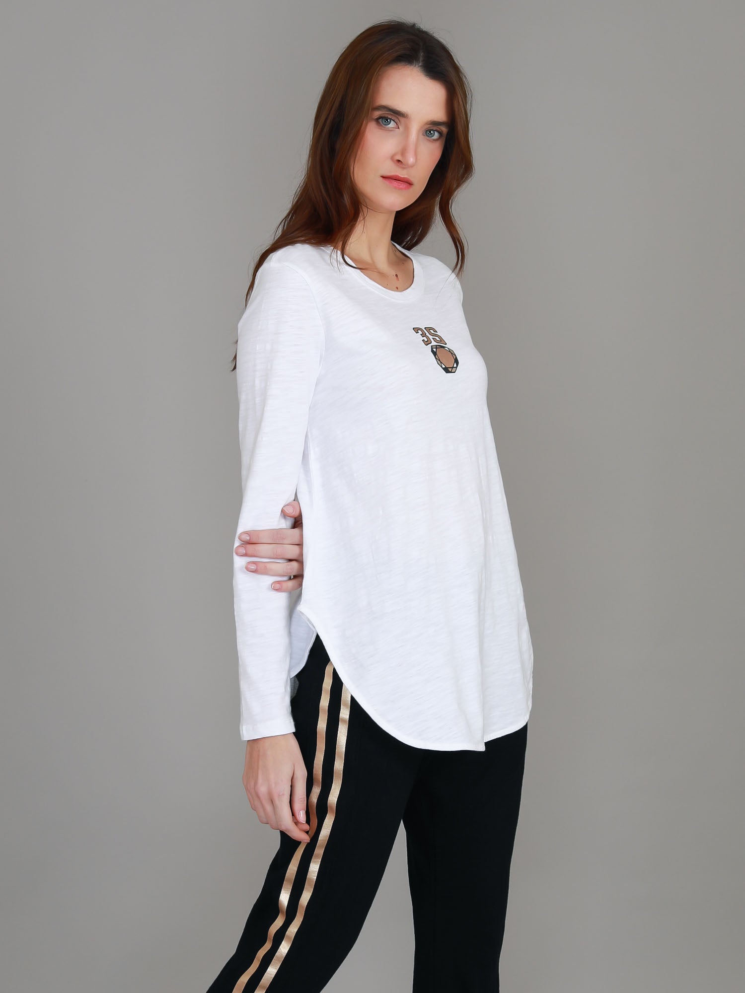 long sleeve top #color_white