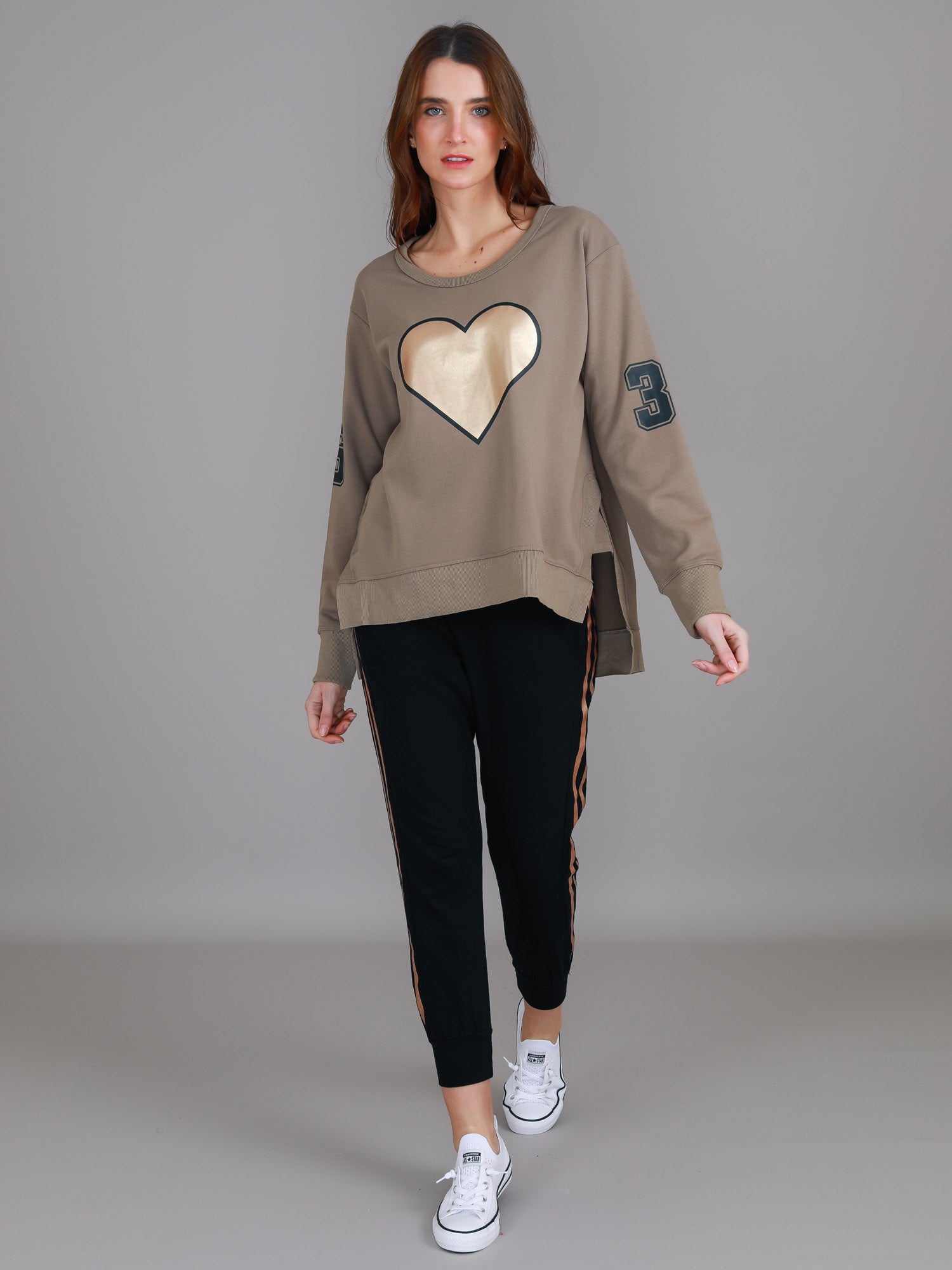 brown essentials sweatshirt #color_ginger