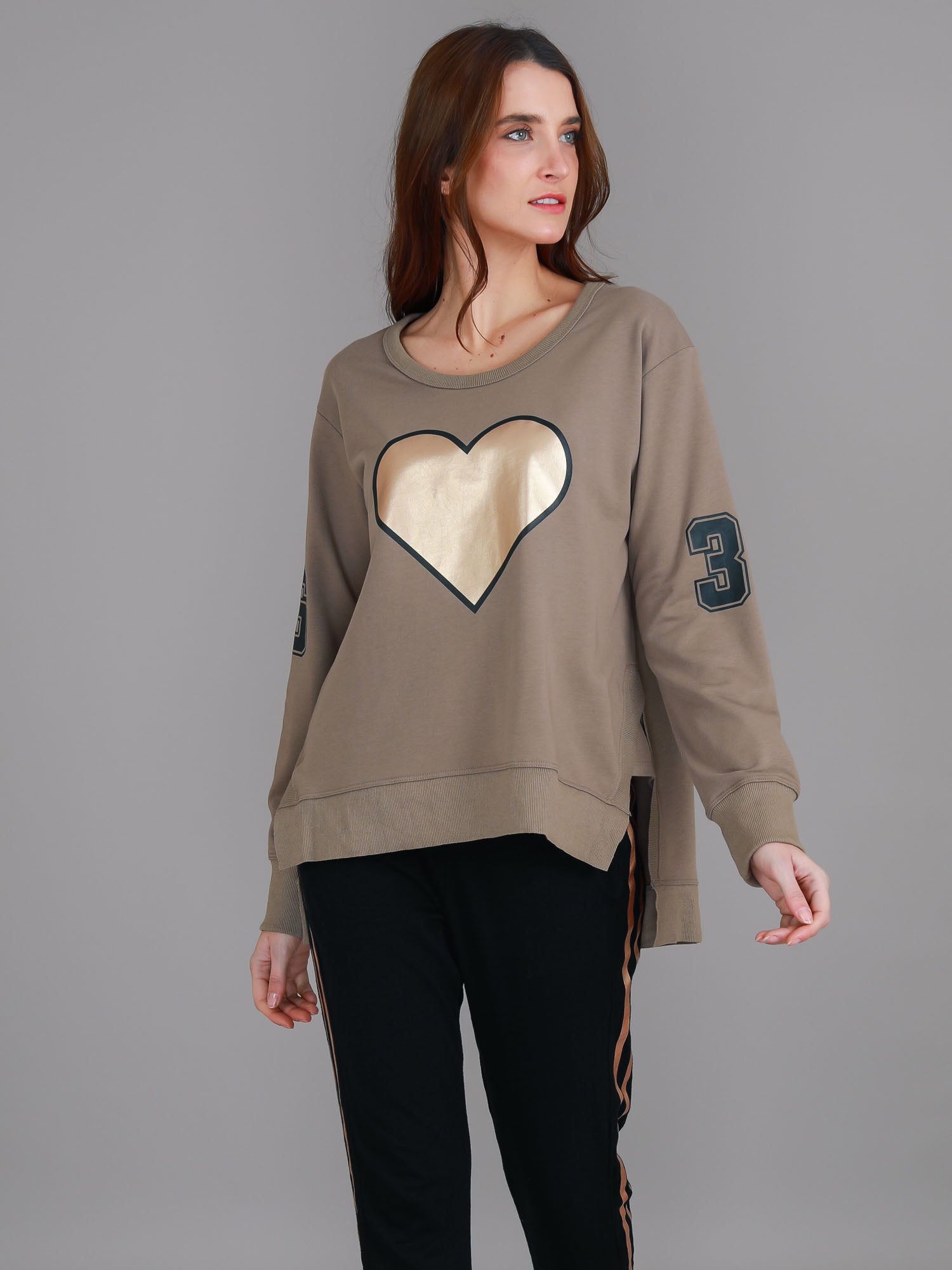 womens brown sweatshirt #color_ginger