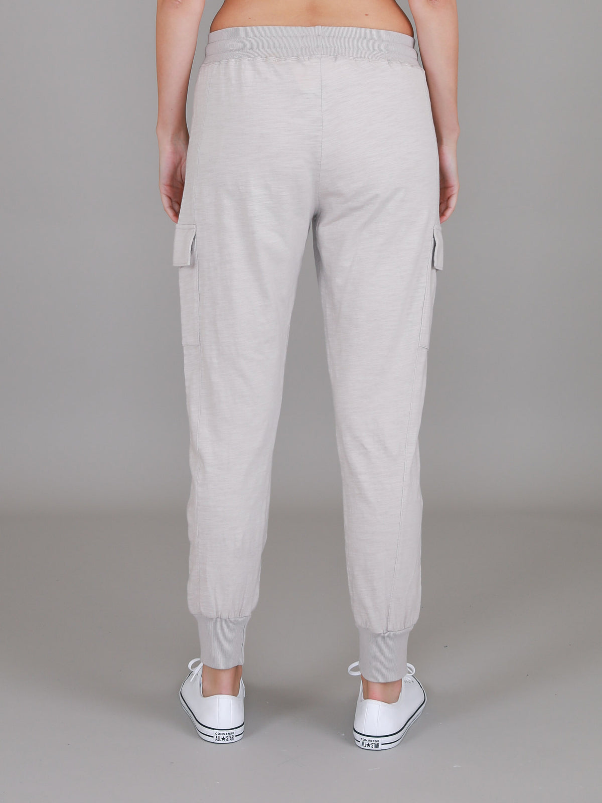 beige cotton cargo pants