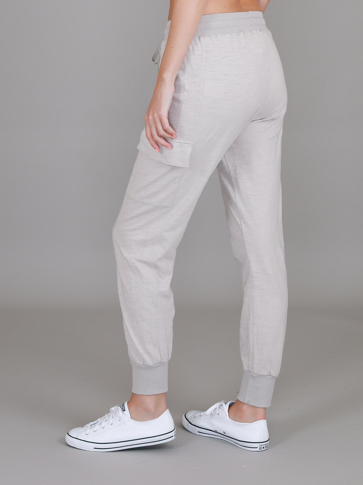 beige cargo joggers