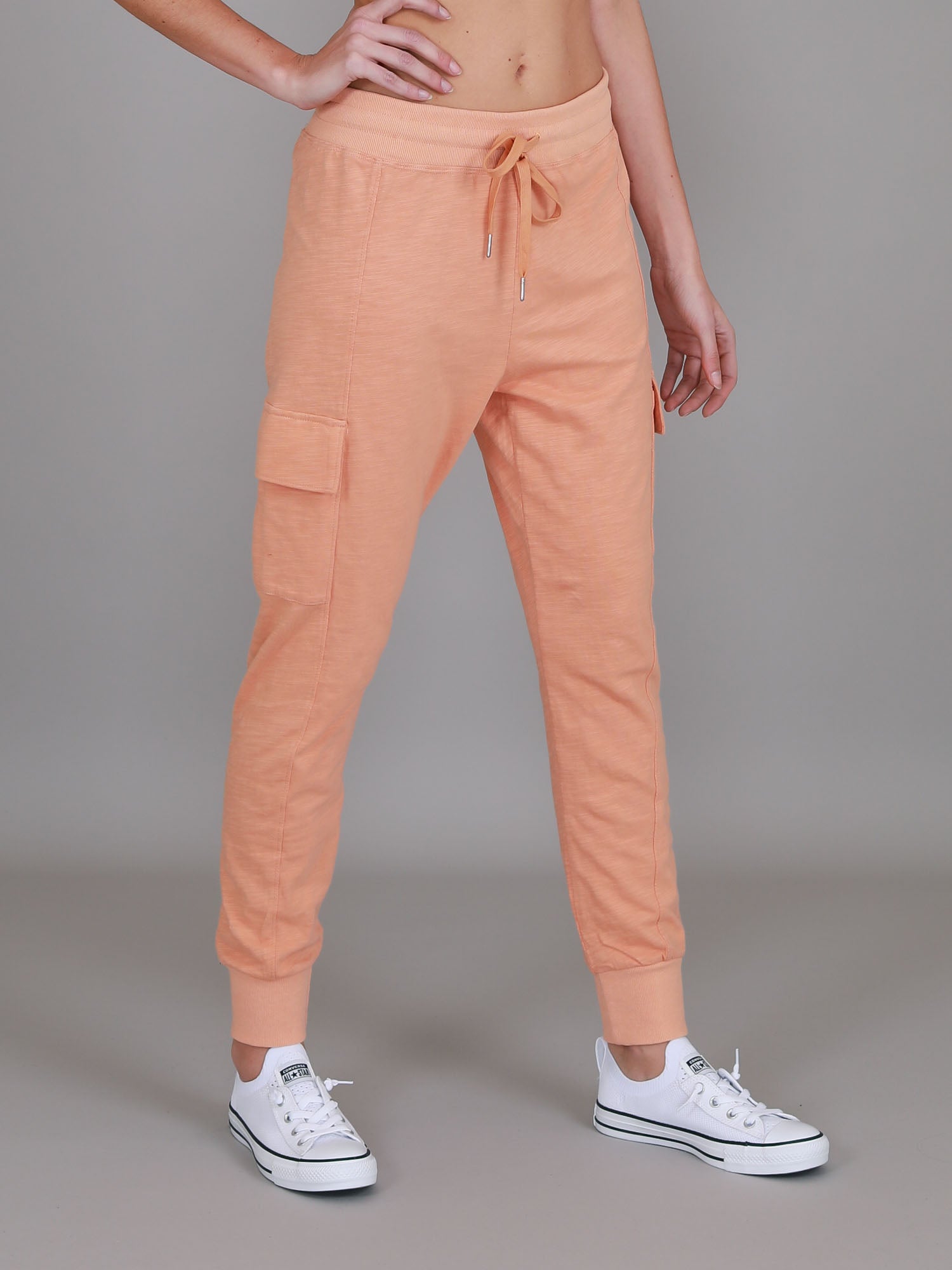 cargo women pants #color_apricot