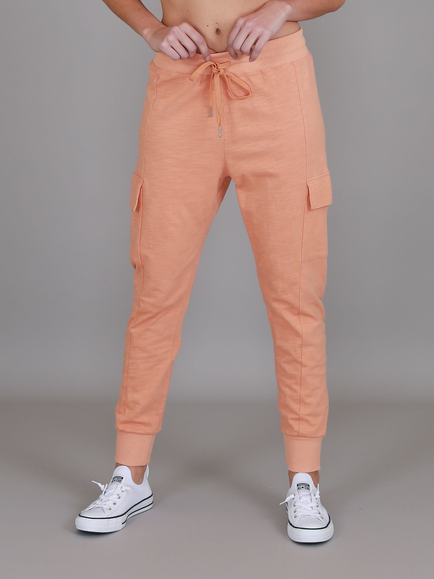 female cargo pants #color_apricot