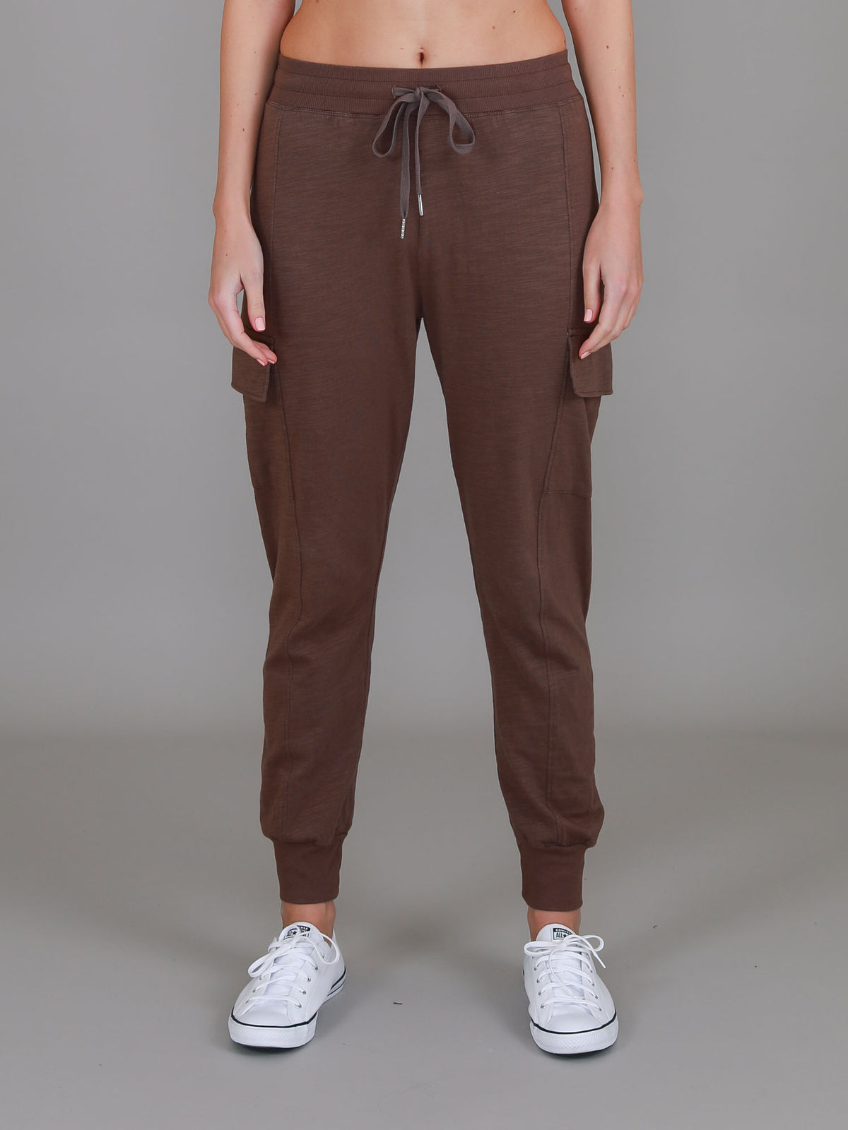 chocolate cargo joggers