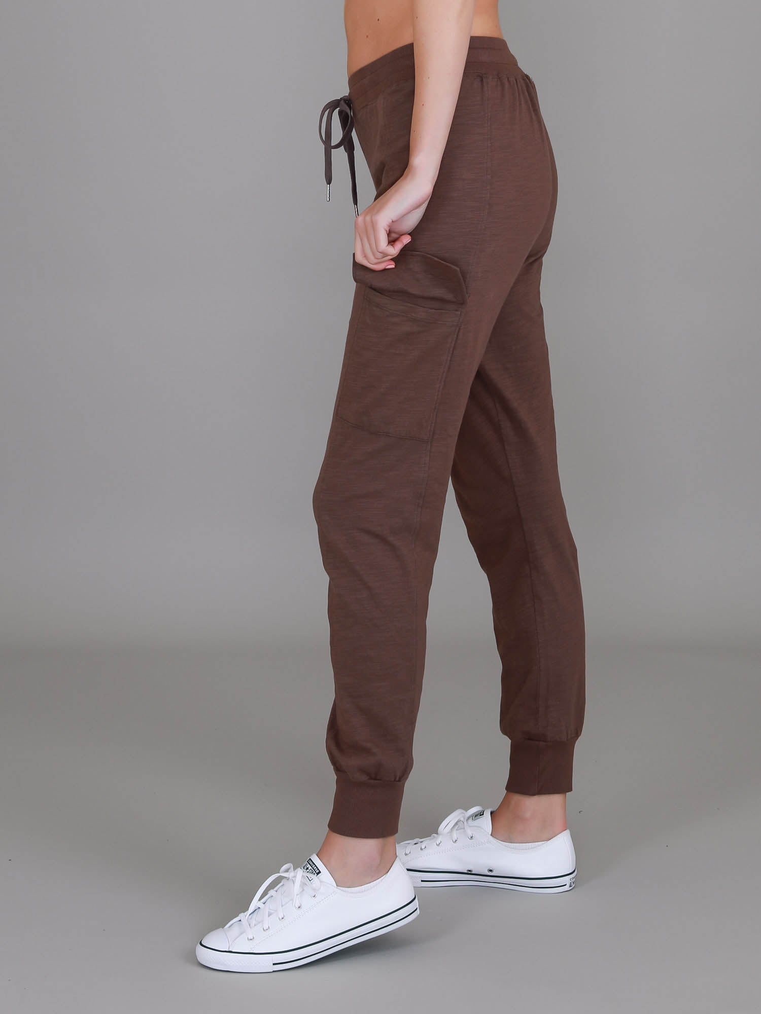 jogger cargo pants #color_hot chocolate