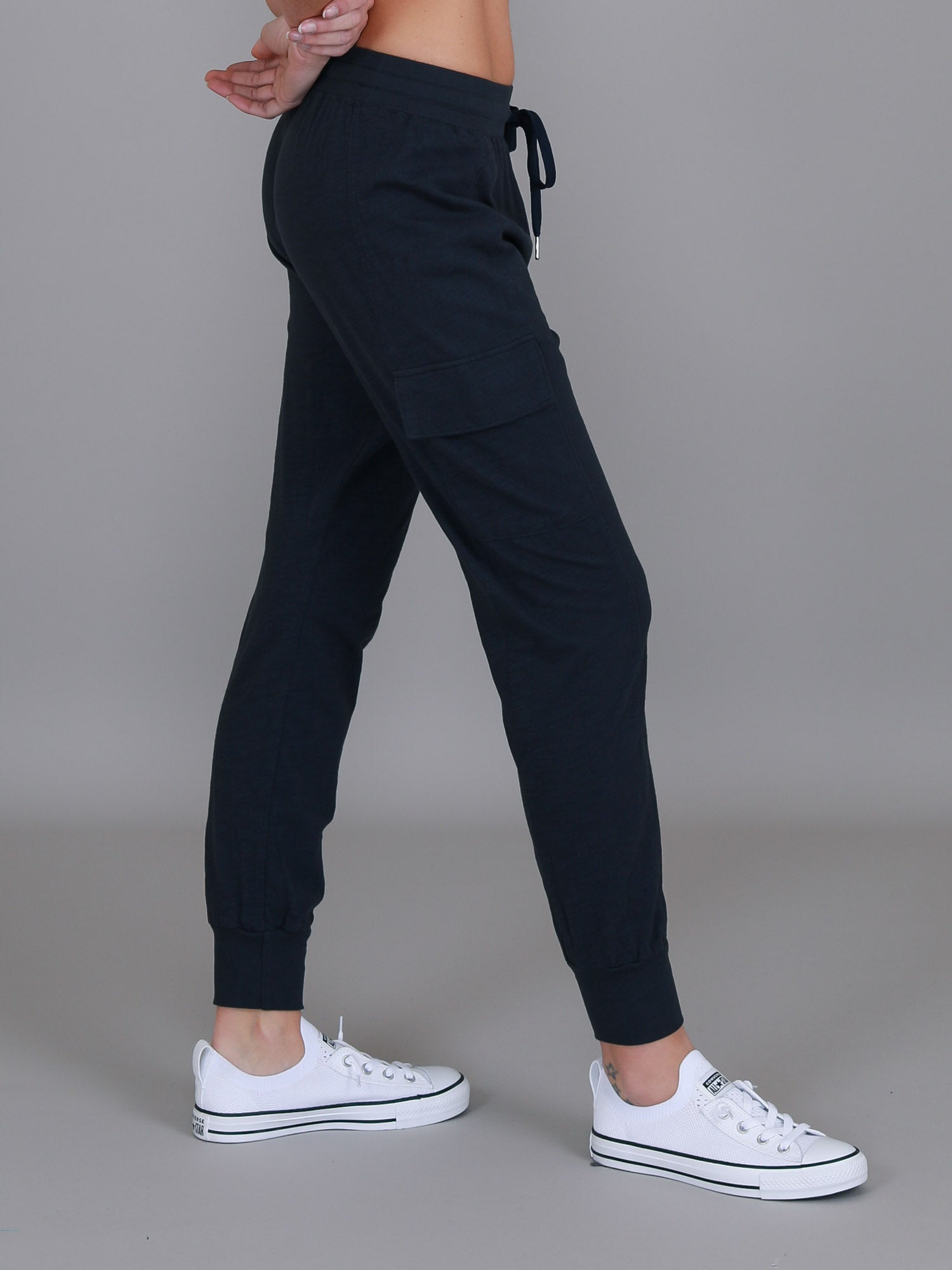 womens cargo track pants #color_ink