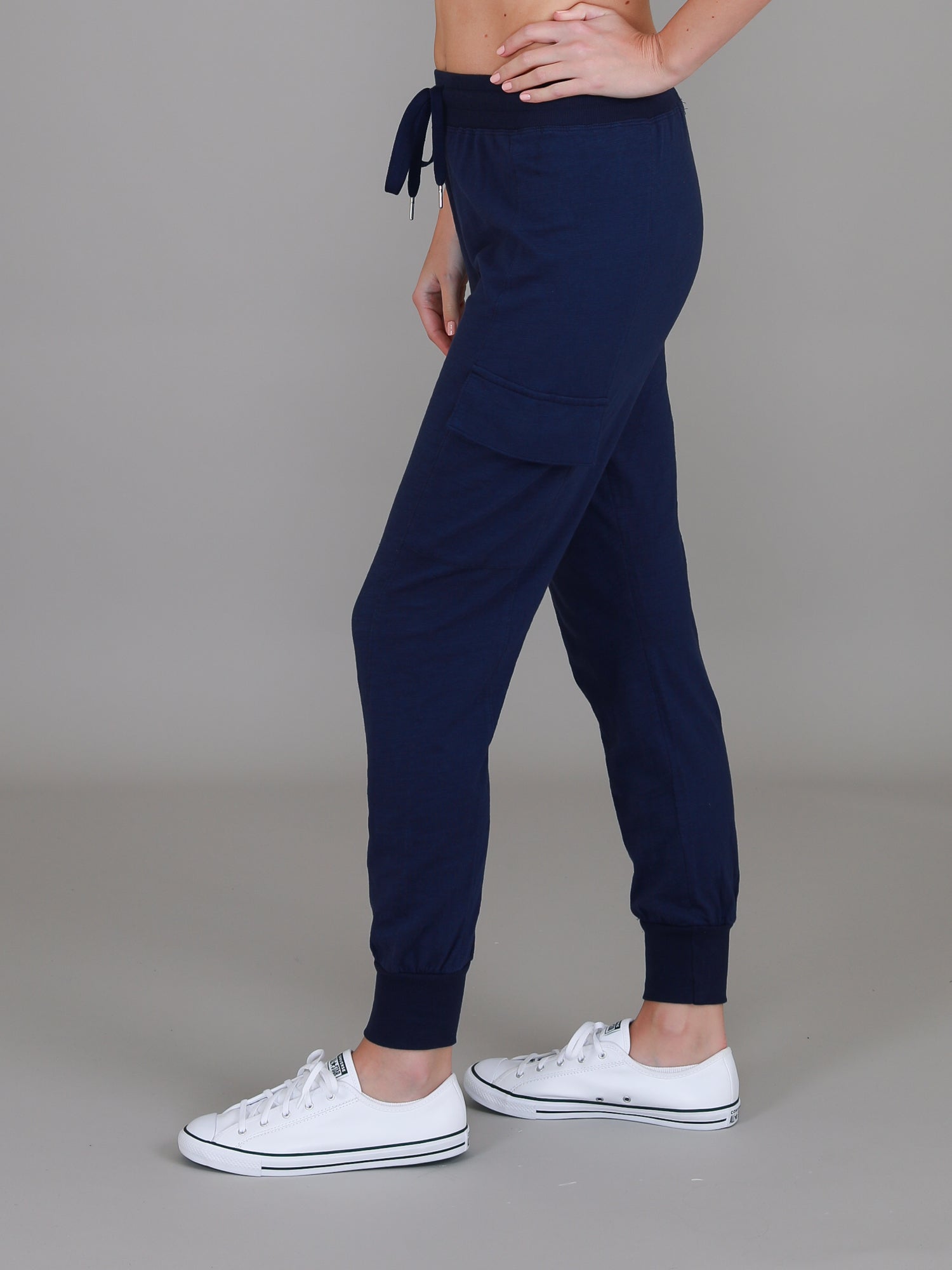 cargo gym pants #color_navy