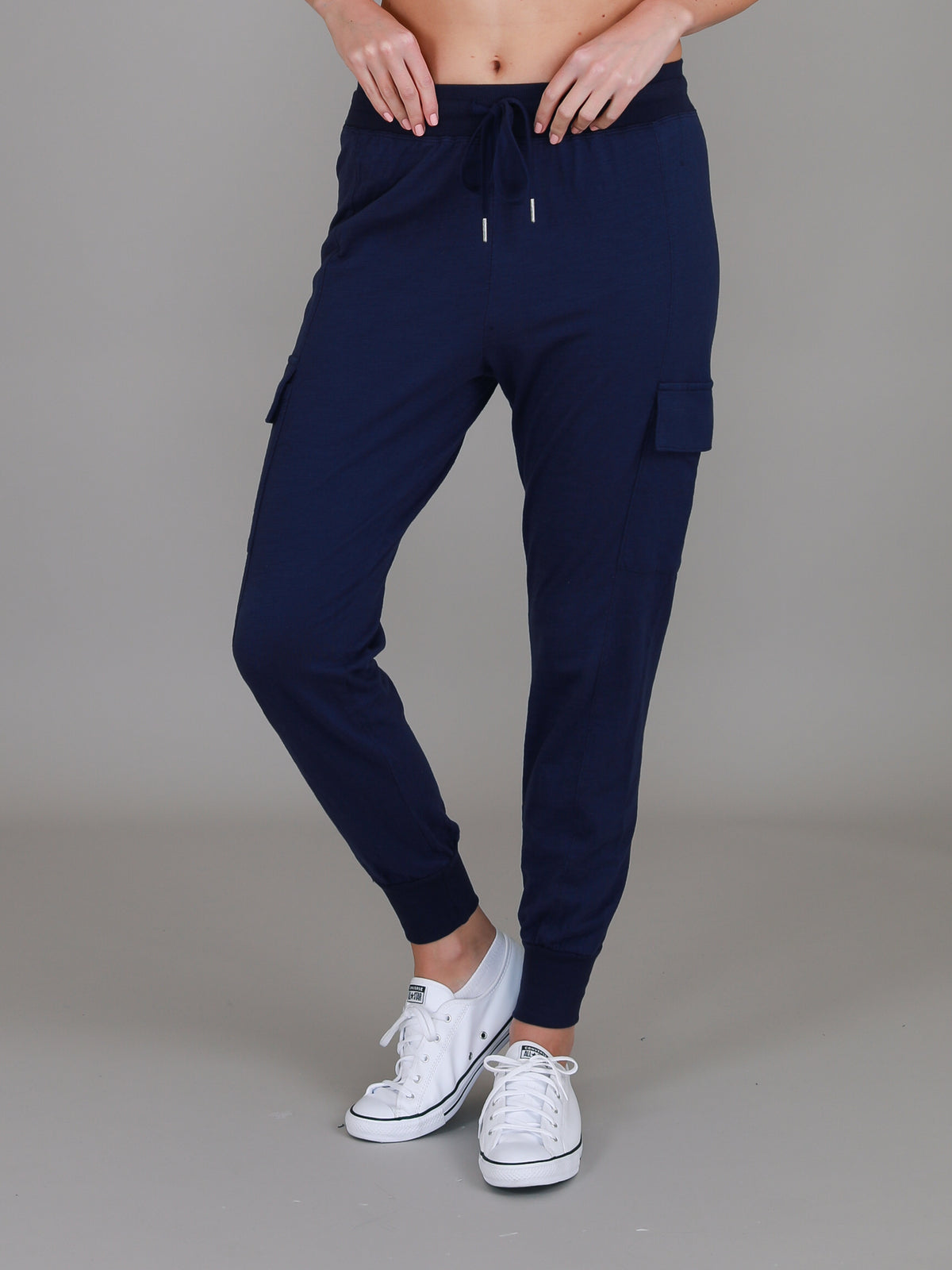 navy cargo pants