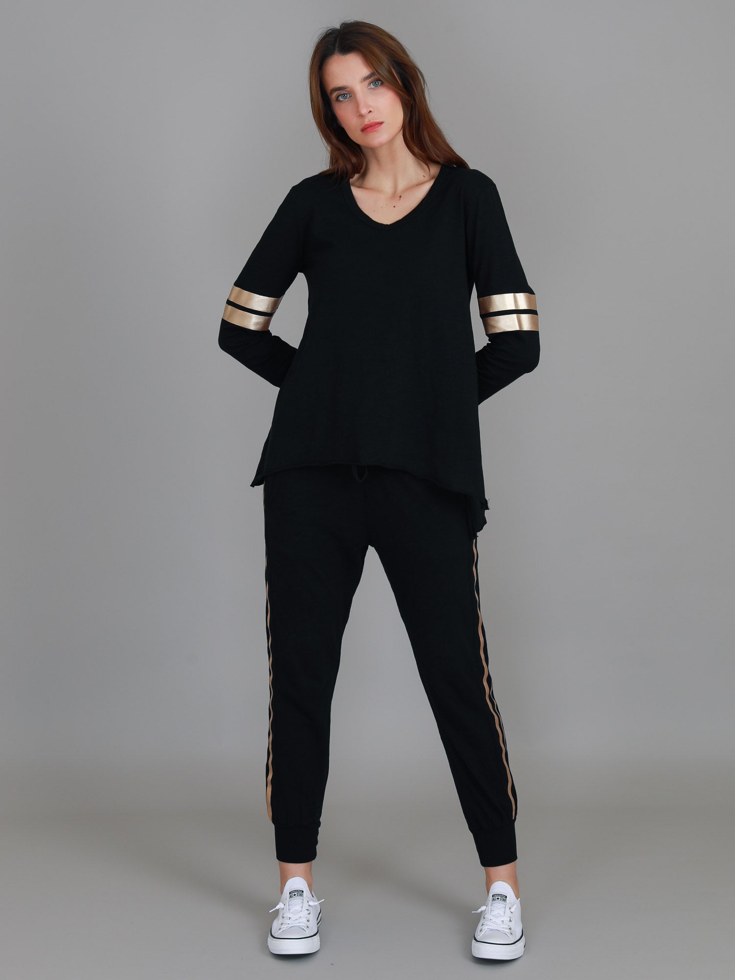 black longsleeve top #color_black