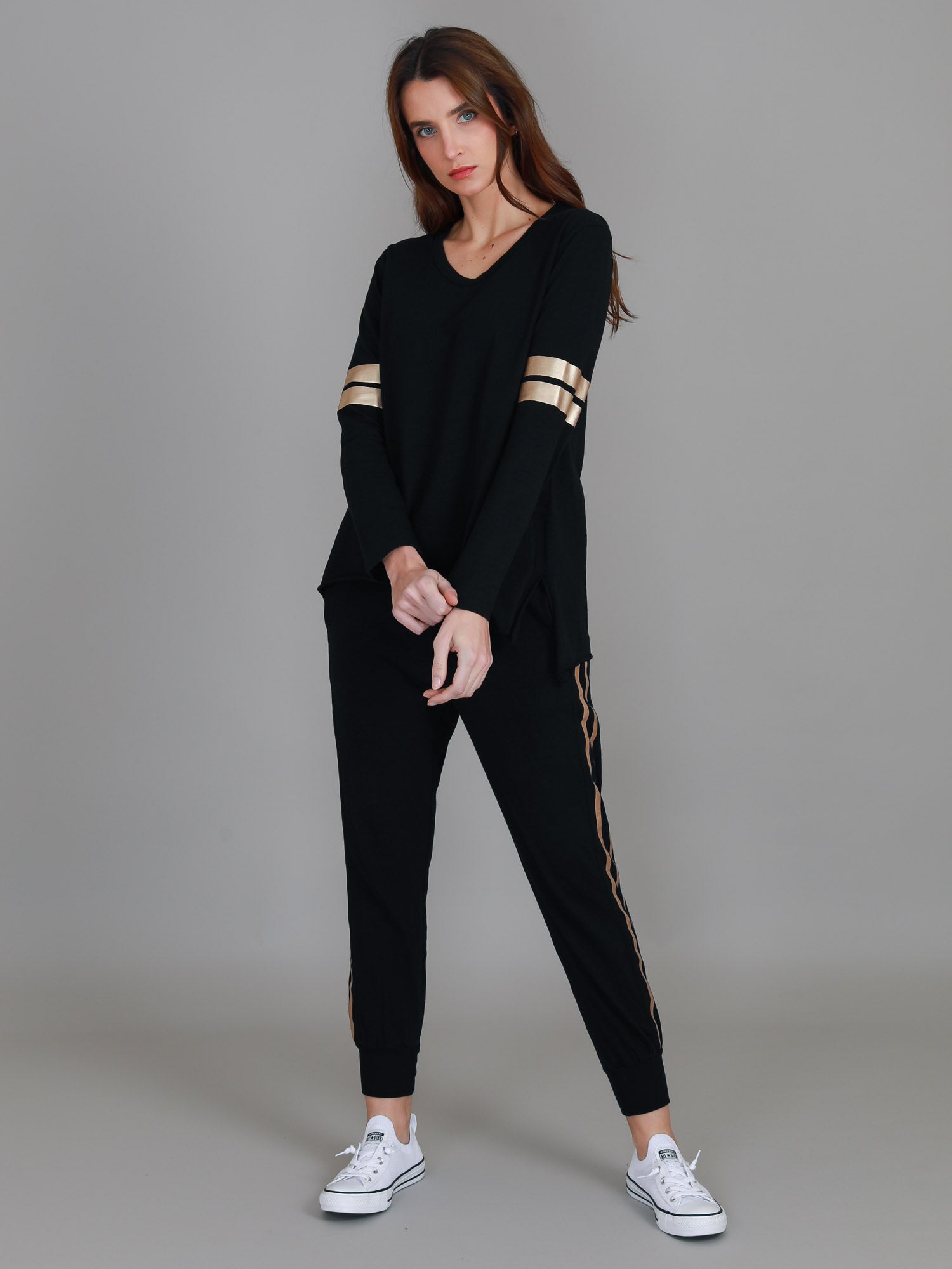 long sleeve top black #color_black