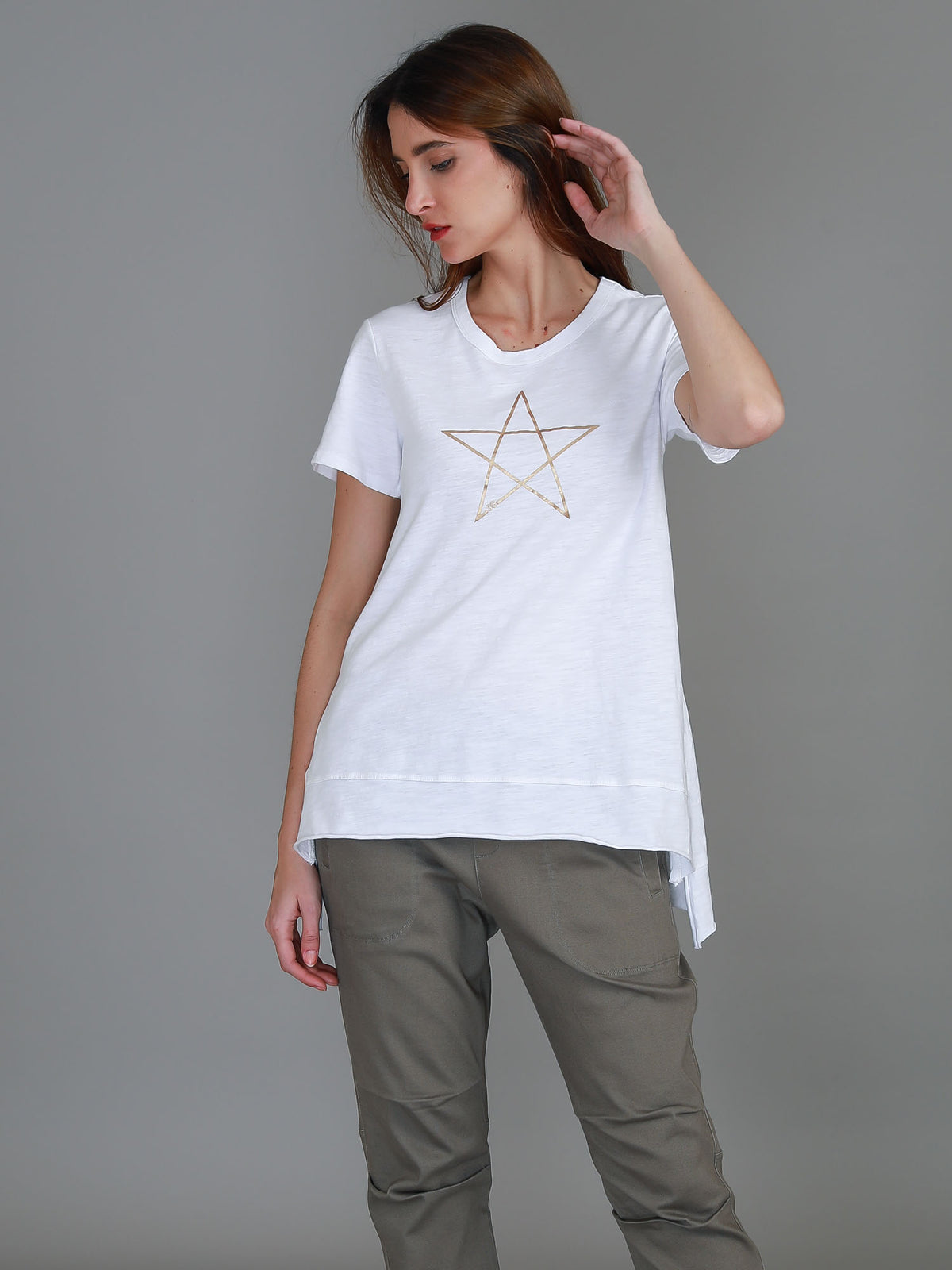 Krystal Gold Star T Shirt