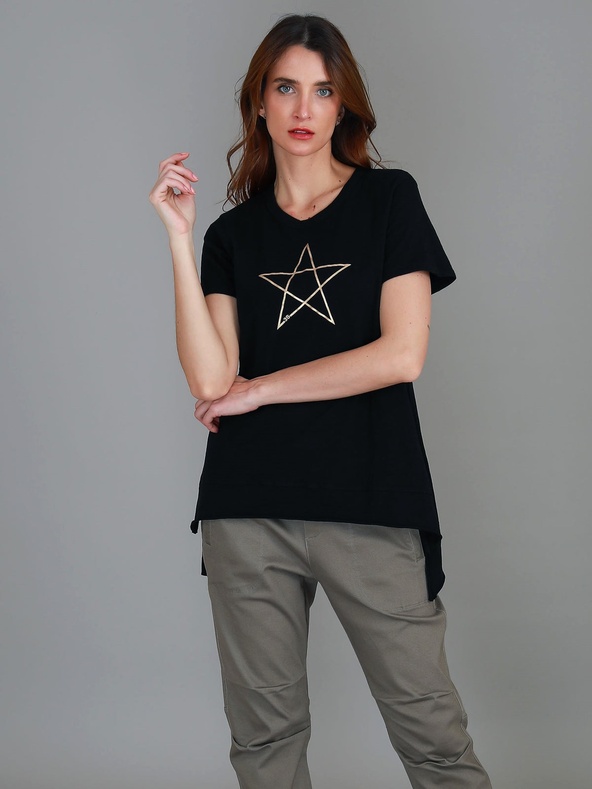 Krystal Gold Star T Shirt